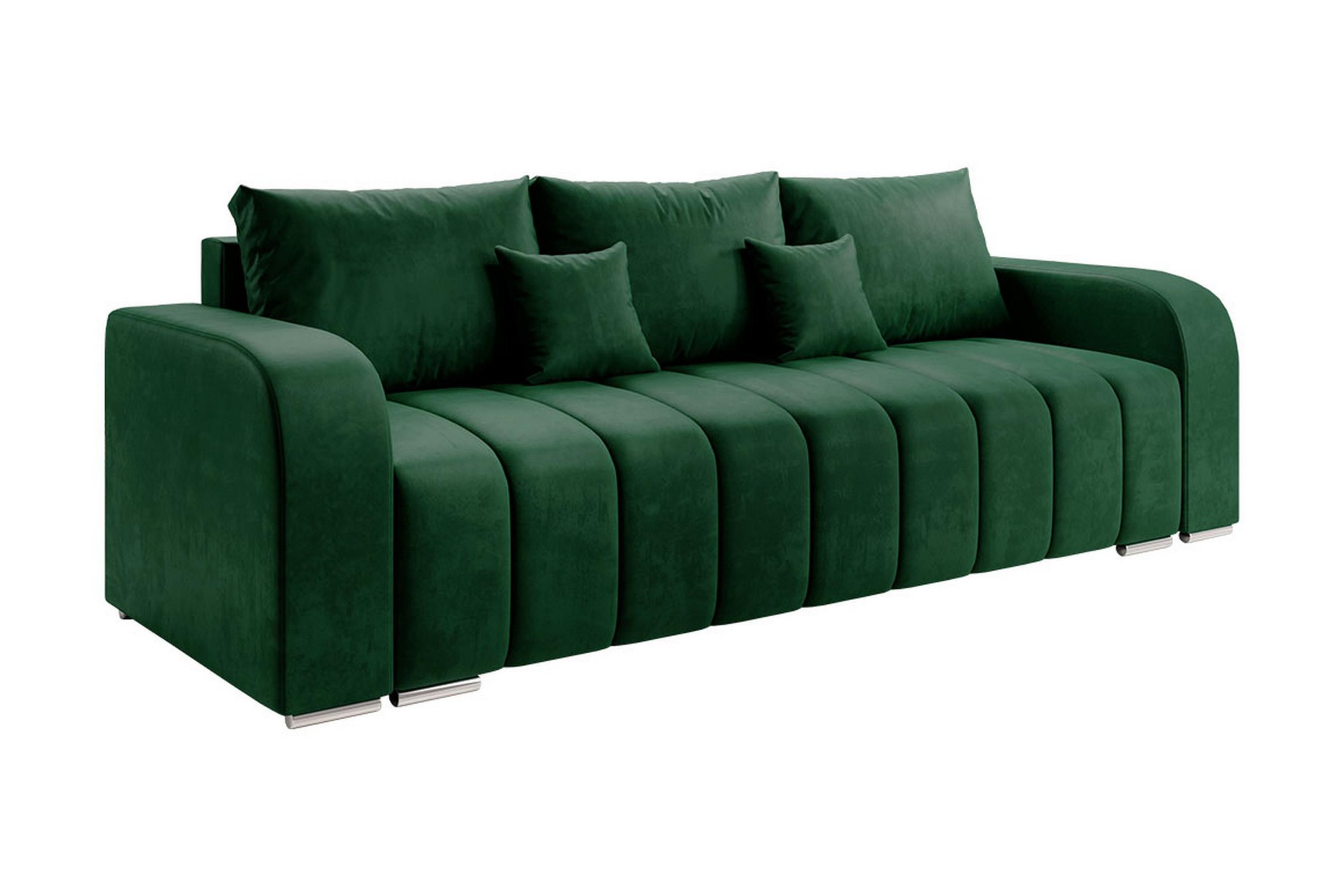 Picazo 4-sits Bäddsoffa Vänster Grön