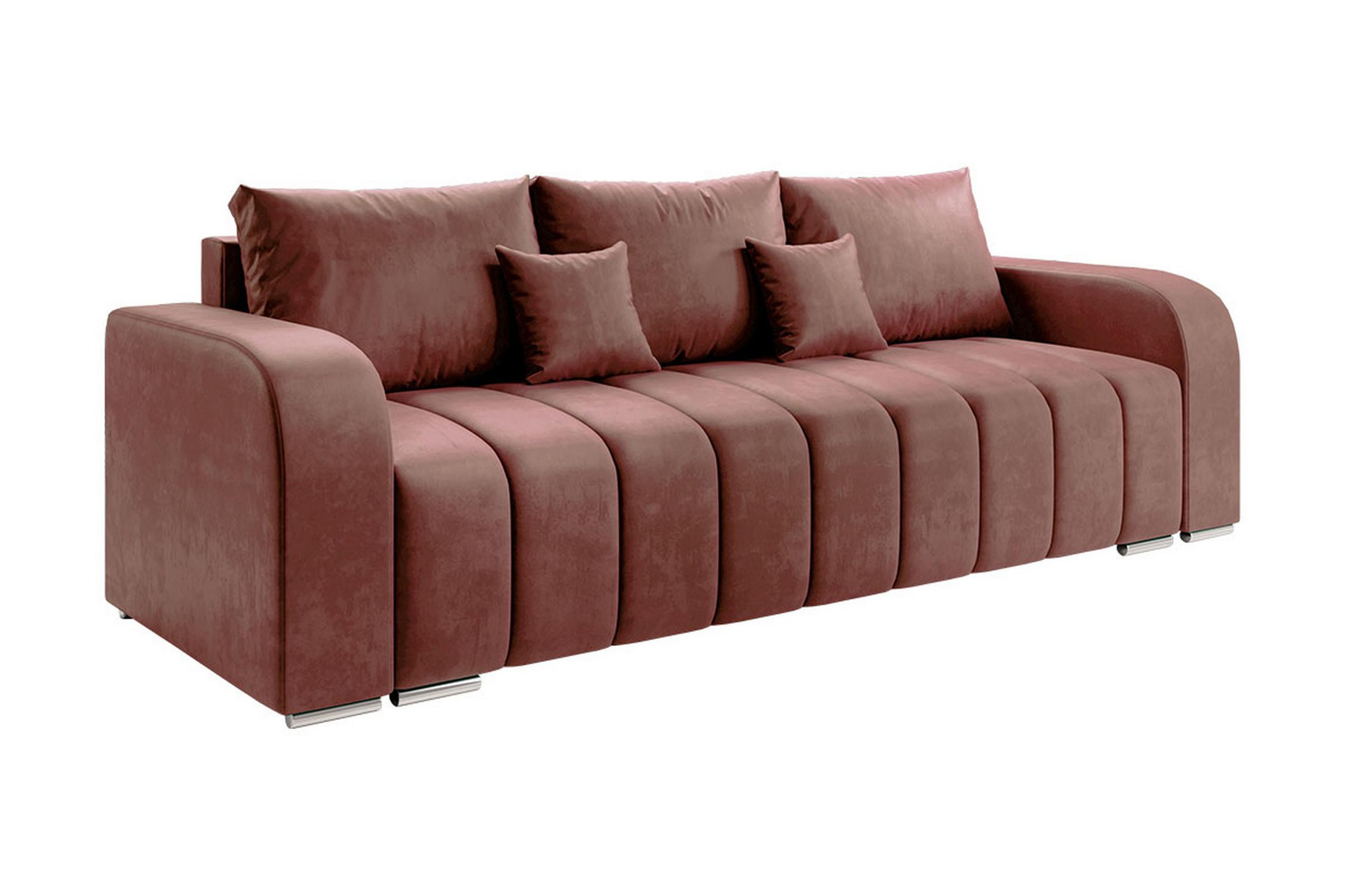 Picazo 4-sits Bäddsoffa Vänster Rosa