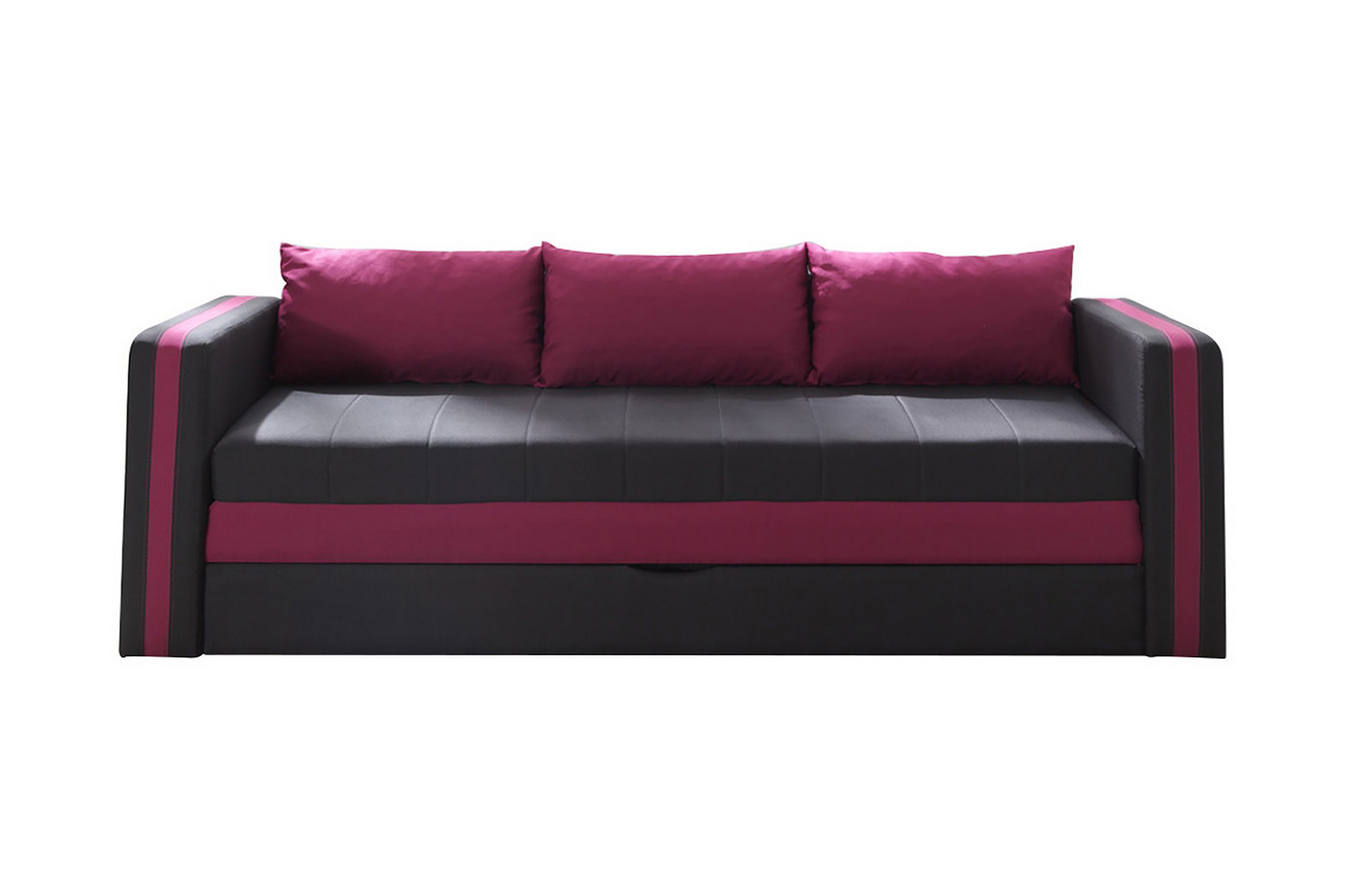 soffa euforia 222x75x71 cm - rosa
