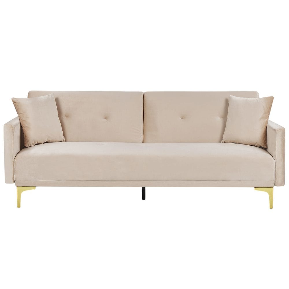 3-sits soffa Lucan - Beige, guld