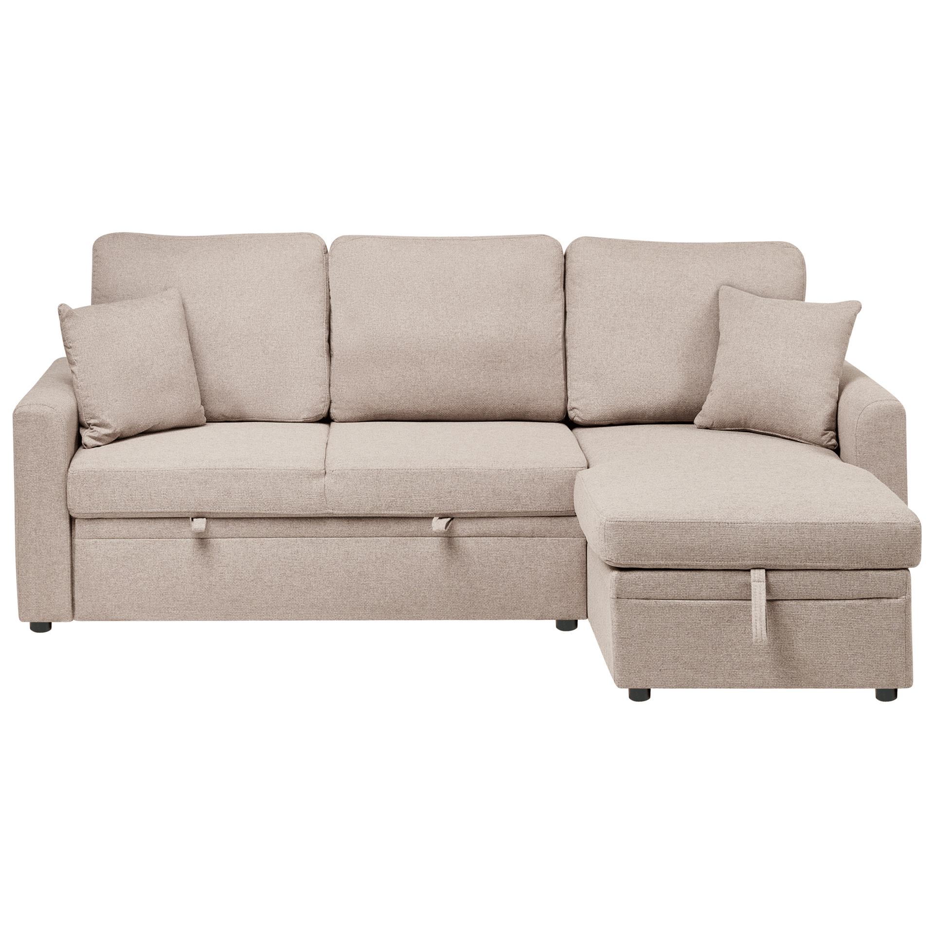 3-sits soffa Nassjo Vänstervänd - Ljusbrun