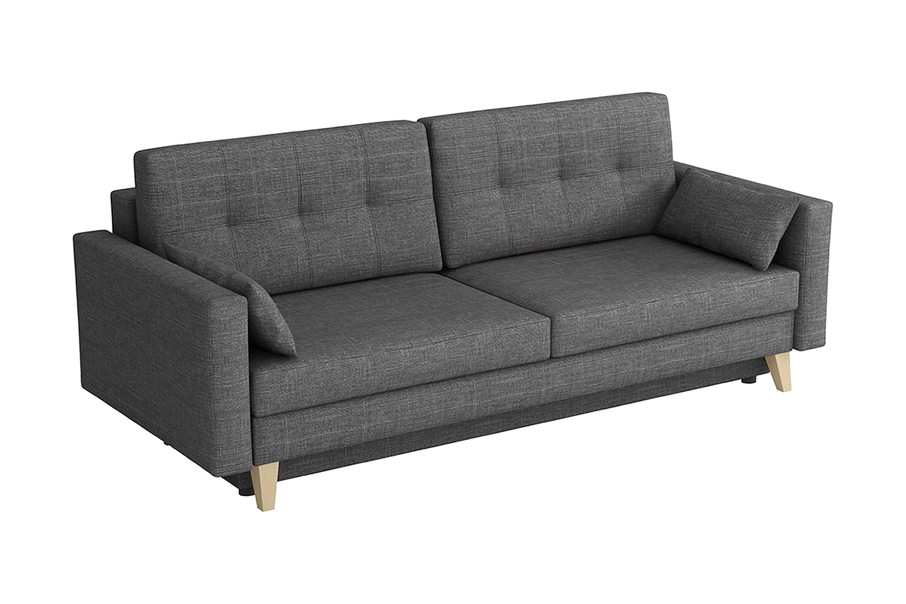 Bäddsoffa Marina 225x100x90 cm Grå