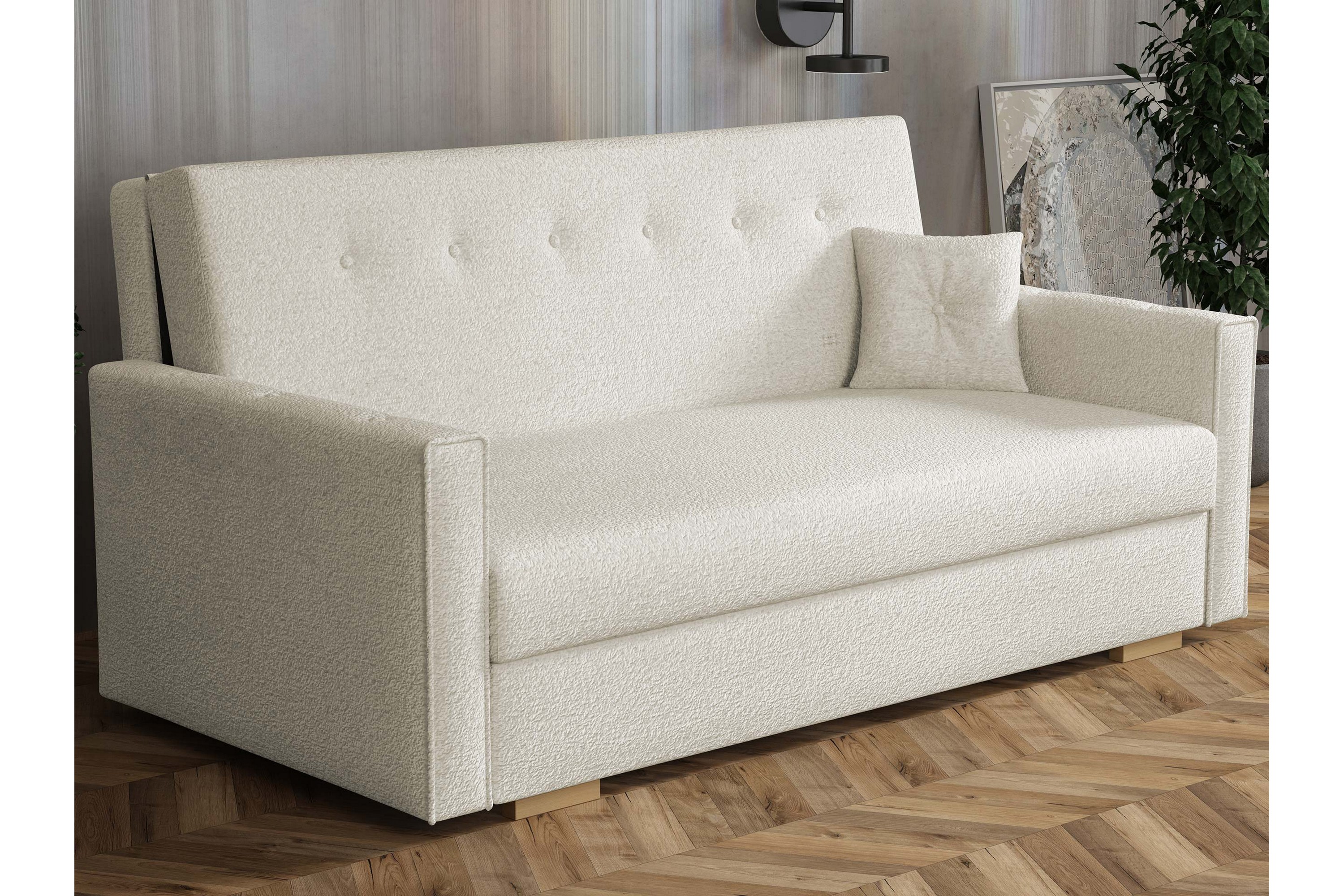 Ajiz Bäddsoffa 3-sits i BoucléBeige