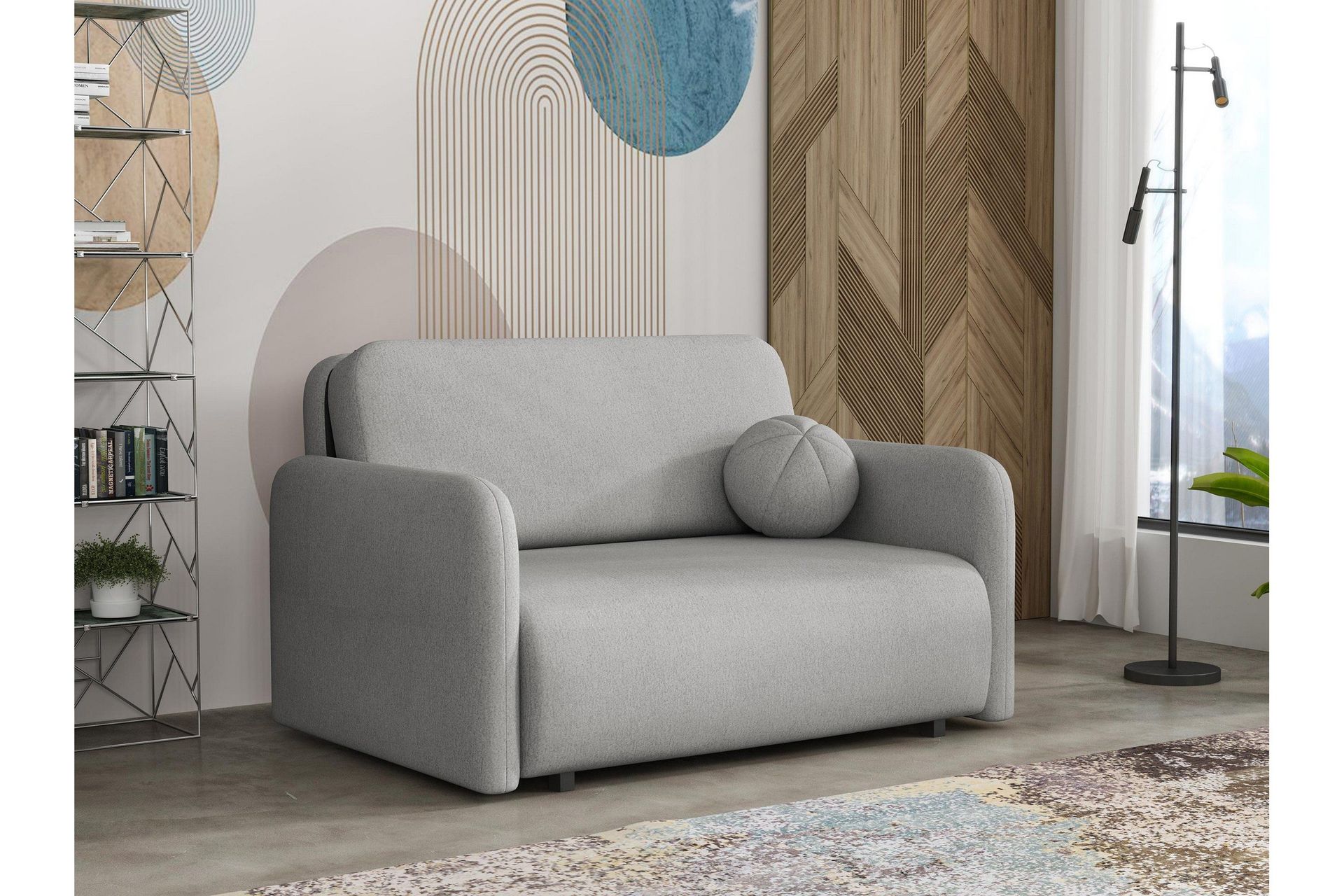 Ajmeri B&auml;ddsoffa 2-sits - Gr&aring;