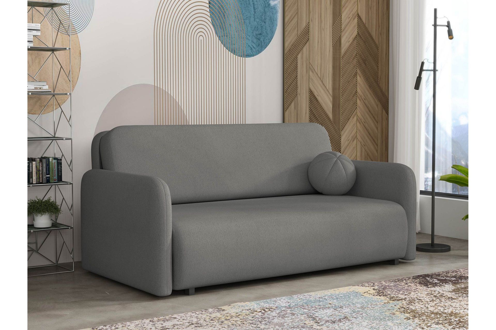 ajmeri bäddsoffa 3-sits - grå