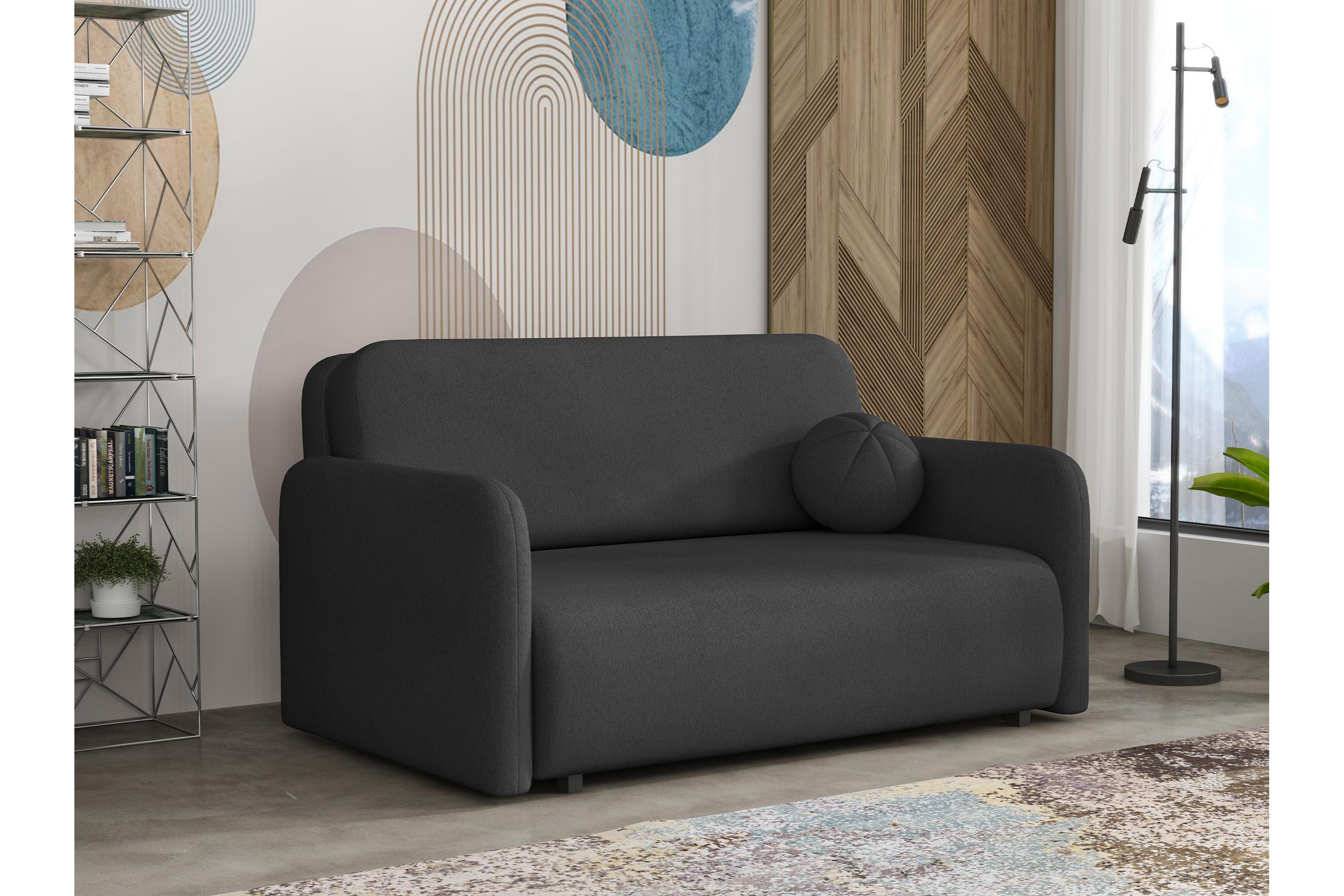 ajmeri bäddsoffa 3-sits - grå