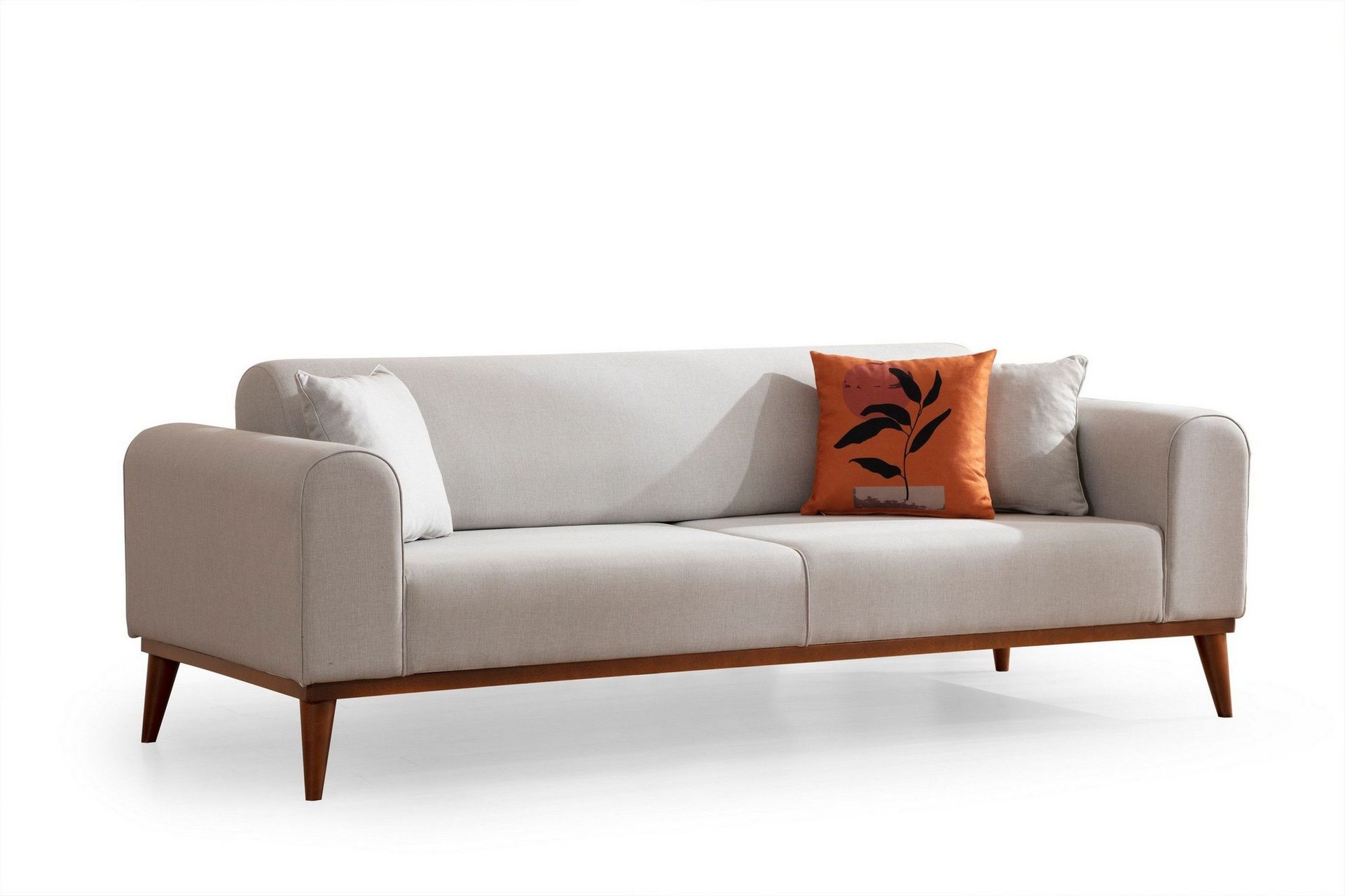 Akio B&auml;ddsoffa 4-sits - Creme