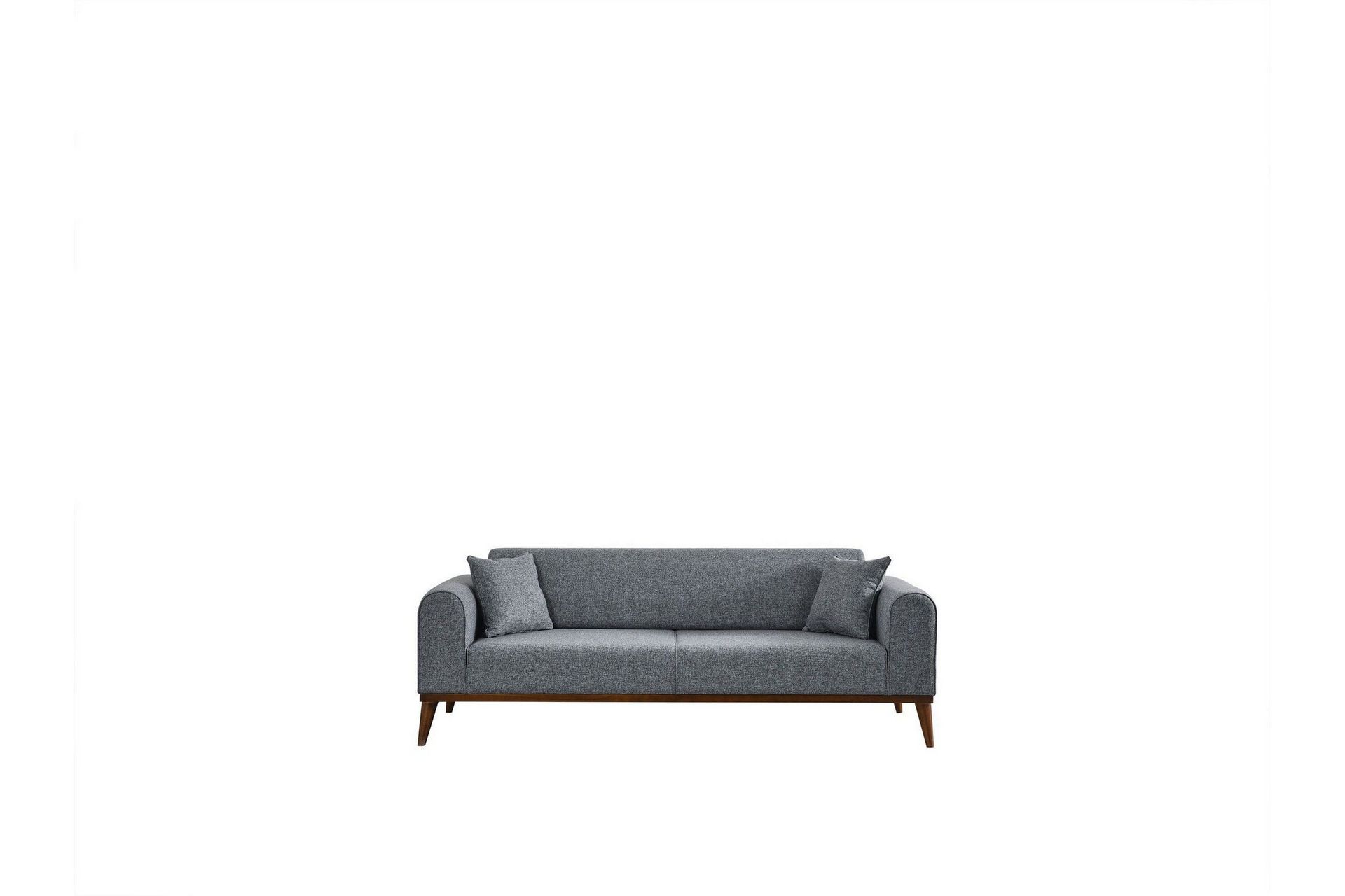 Akio B&auml;ddsoffa 4-sits - Ljusgr&aring;