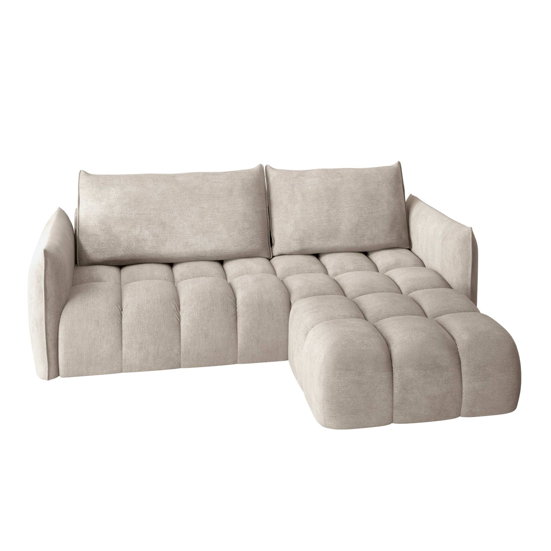 Aldvian 3-sits B&auml;ddsoffa med divan - beige