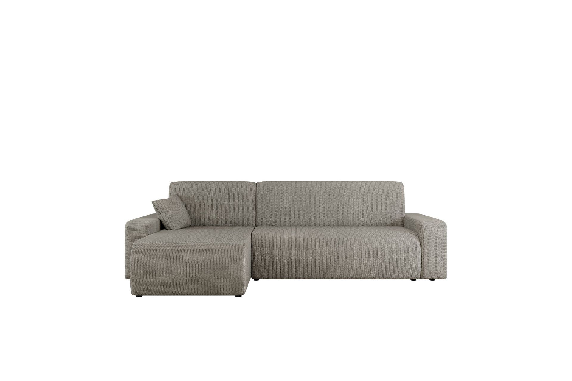Barile B&auml;ddsoffa med Divan 3-sits i Plysch - Gr&aring;
