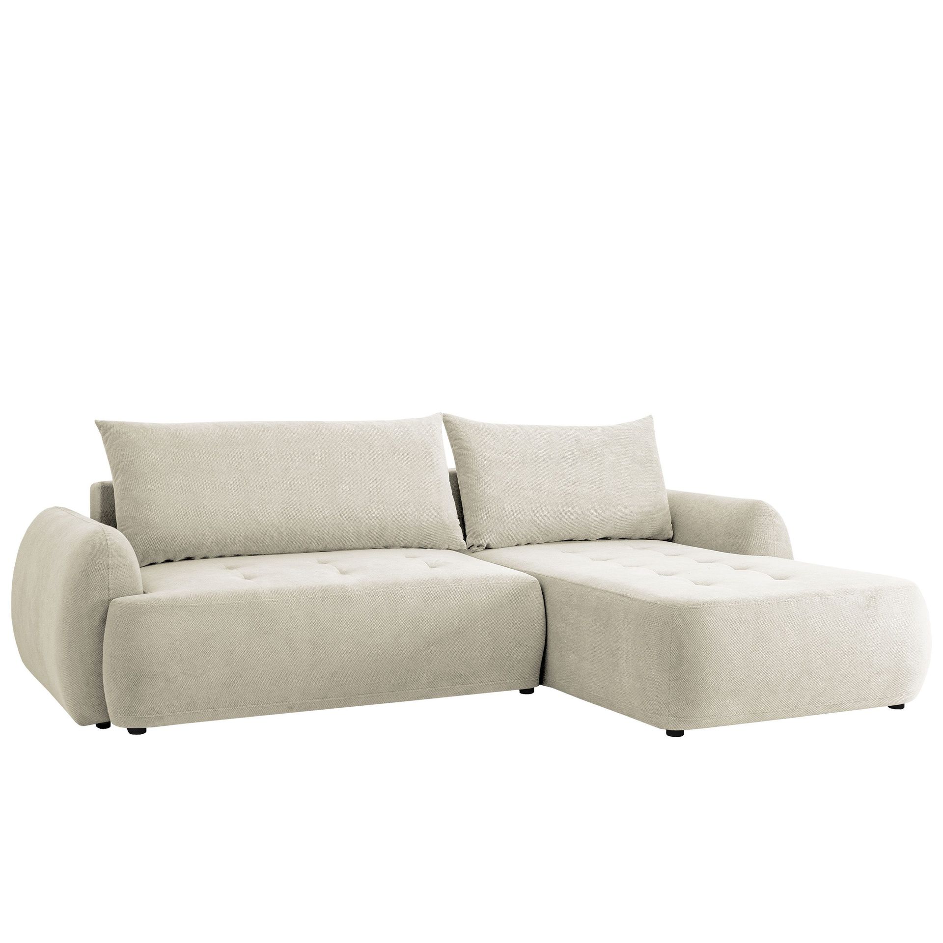 Bastos 3-sits Bäddsoffa med Divan Högervänd - Ljusbeige