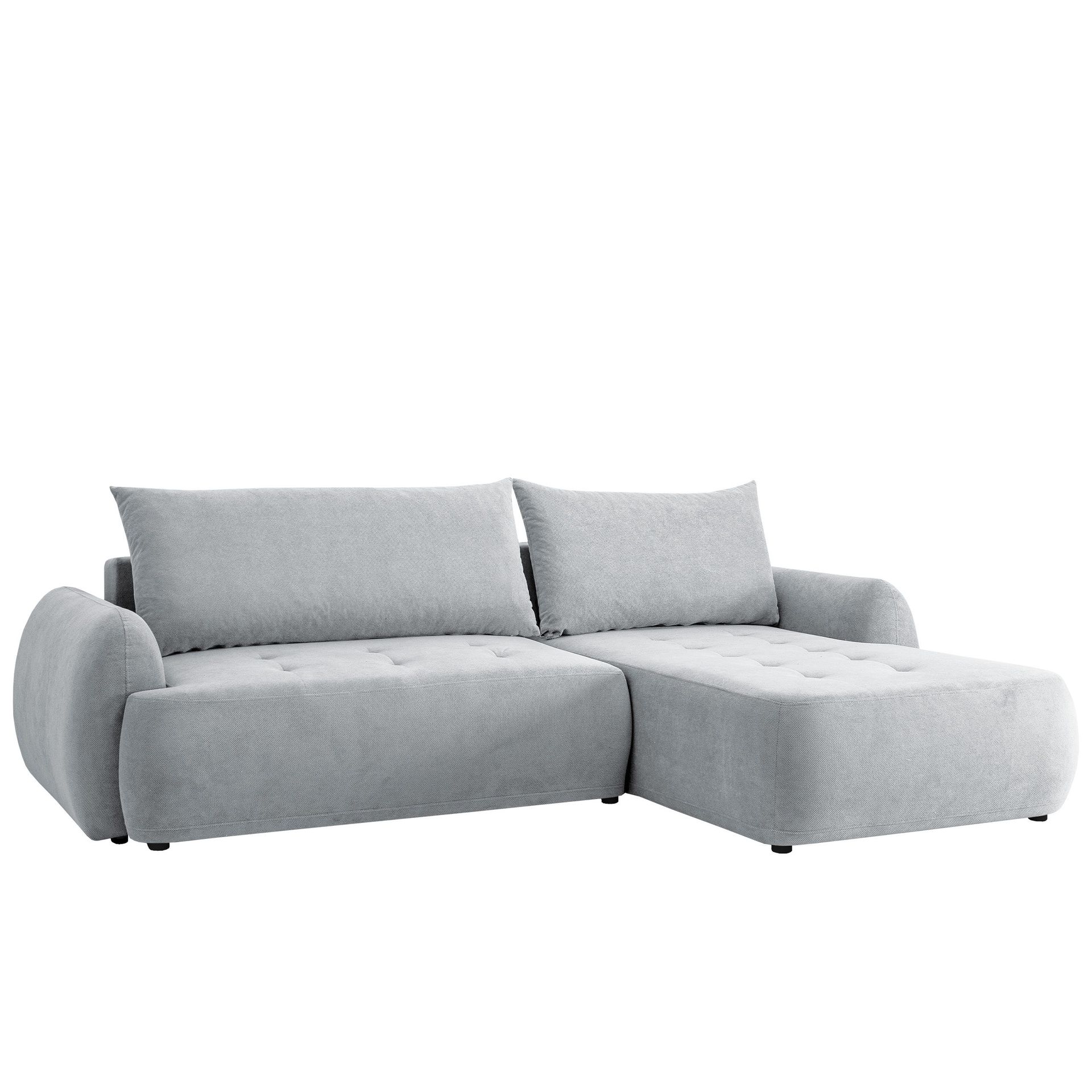 Bastos 3-sits Bäddsoffa med Divan Högervänd - Ljusgrå