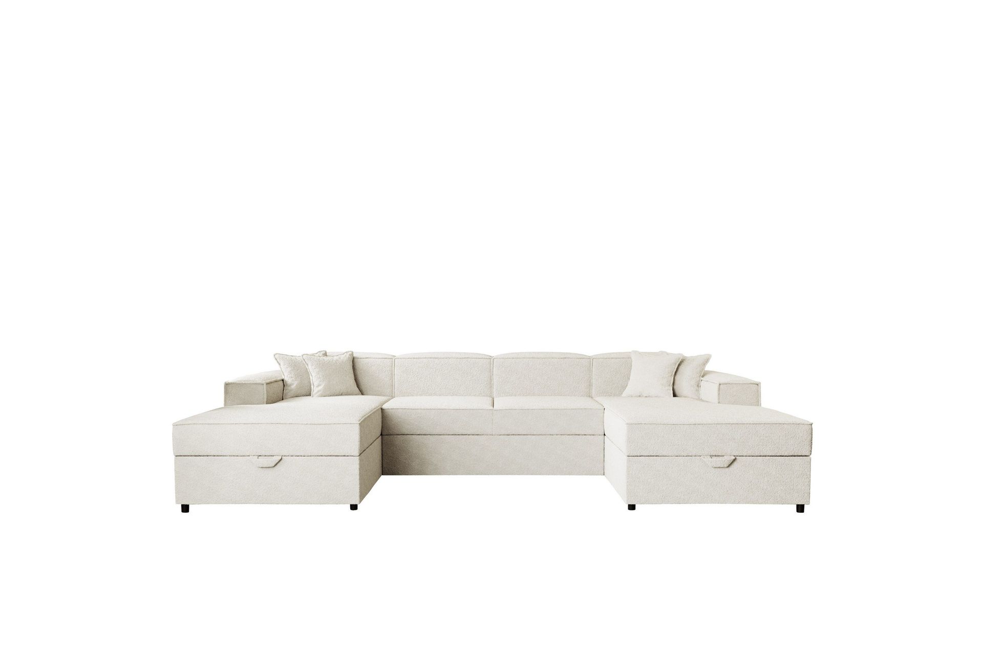 Bizantine B&auml;ddsoffa Dubbeldivan 4-sits - Vit