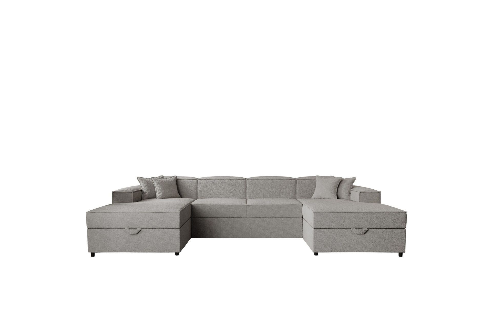 Bizantine B&auml;ddsoffa Dubbeldivan 4-sits - Vit/Svart