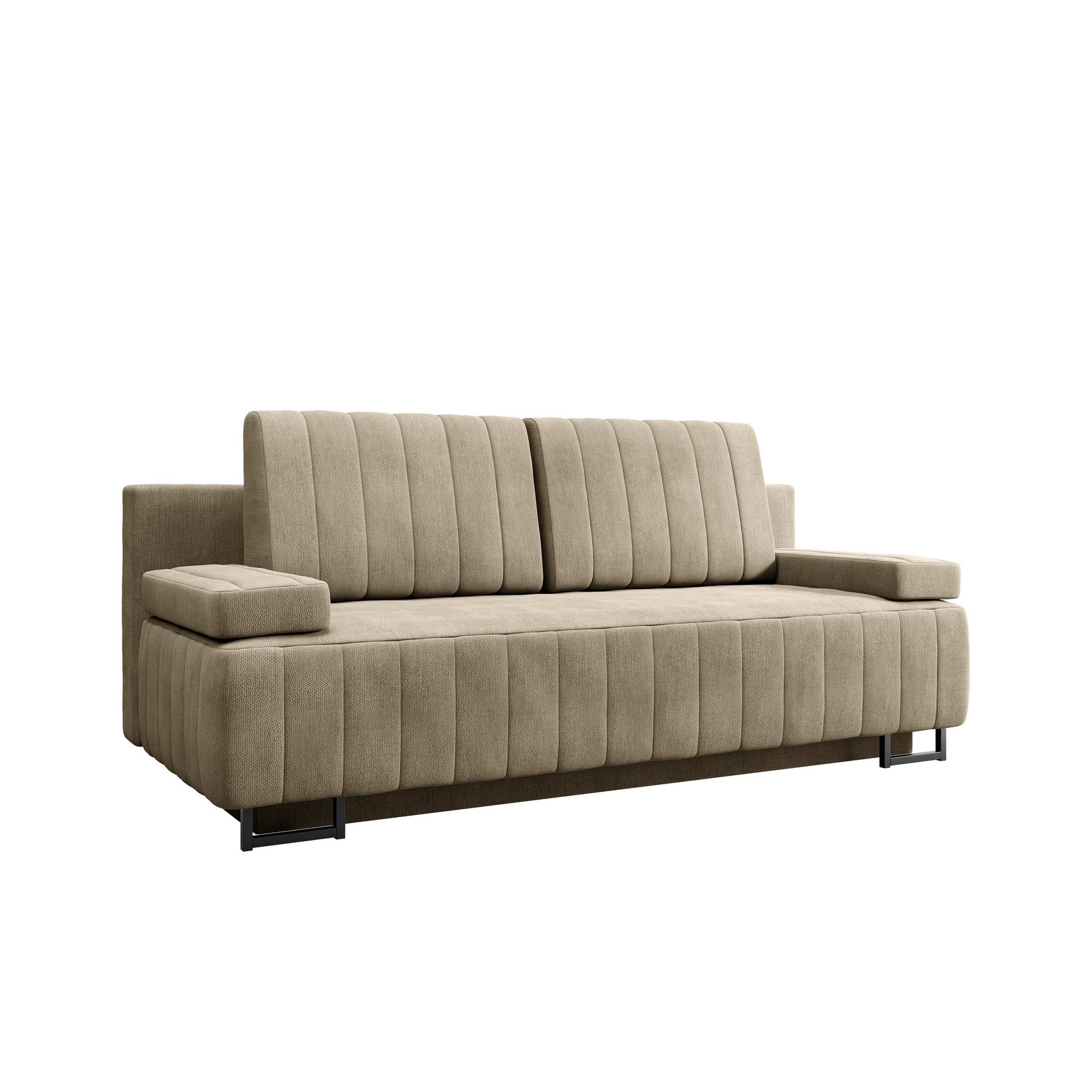 Bonsall 3-sits Bäddsoffa med förvaring - beige