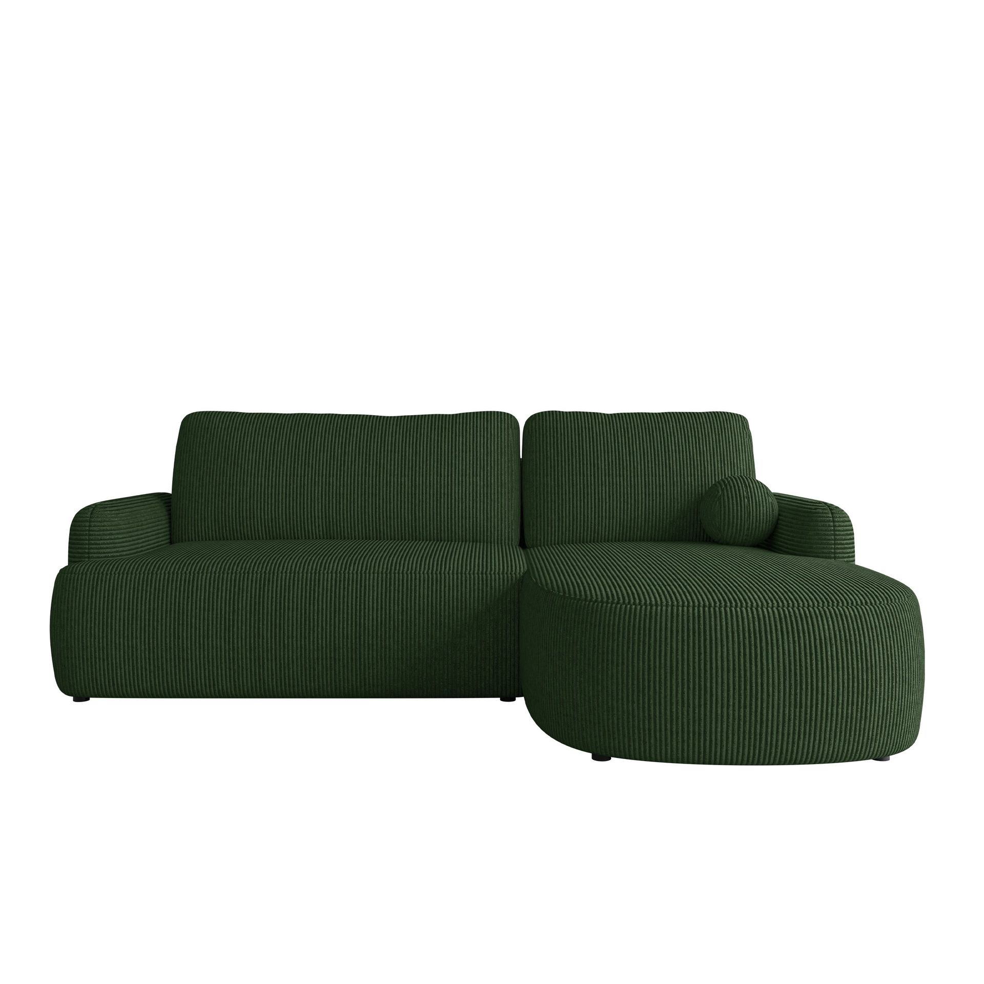 Branrel 3-sits Soffa med divan - grön