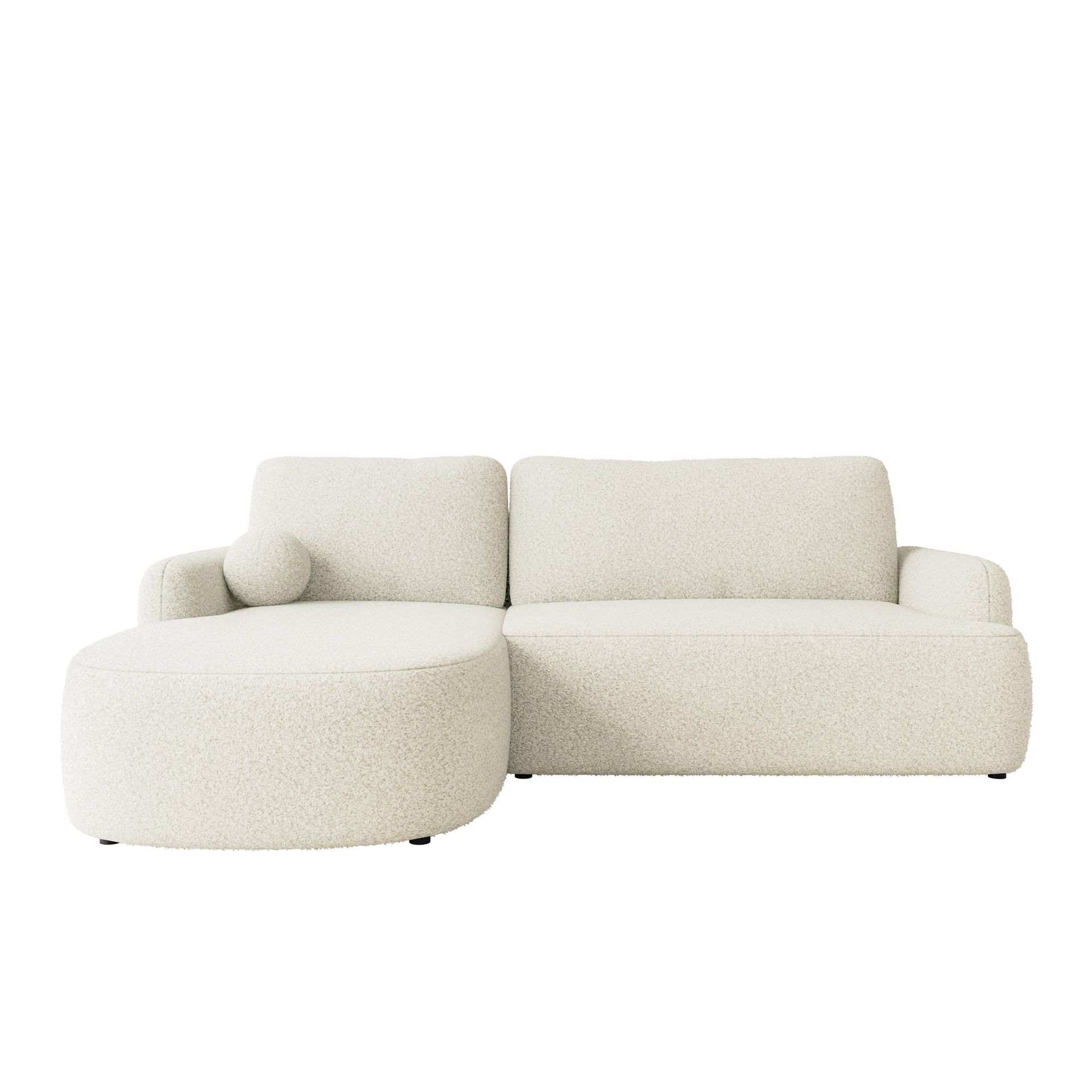 Branrel 3-sits Soffa med divan - vit
