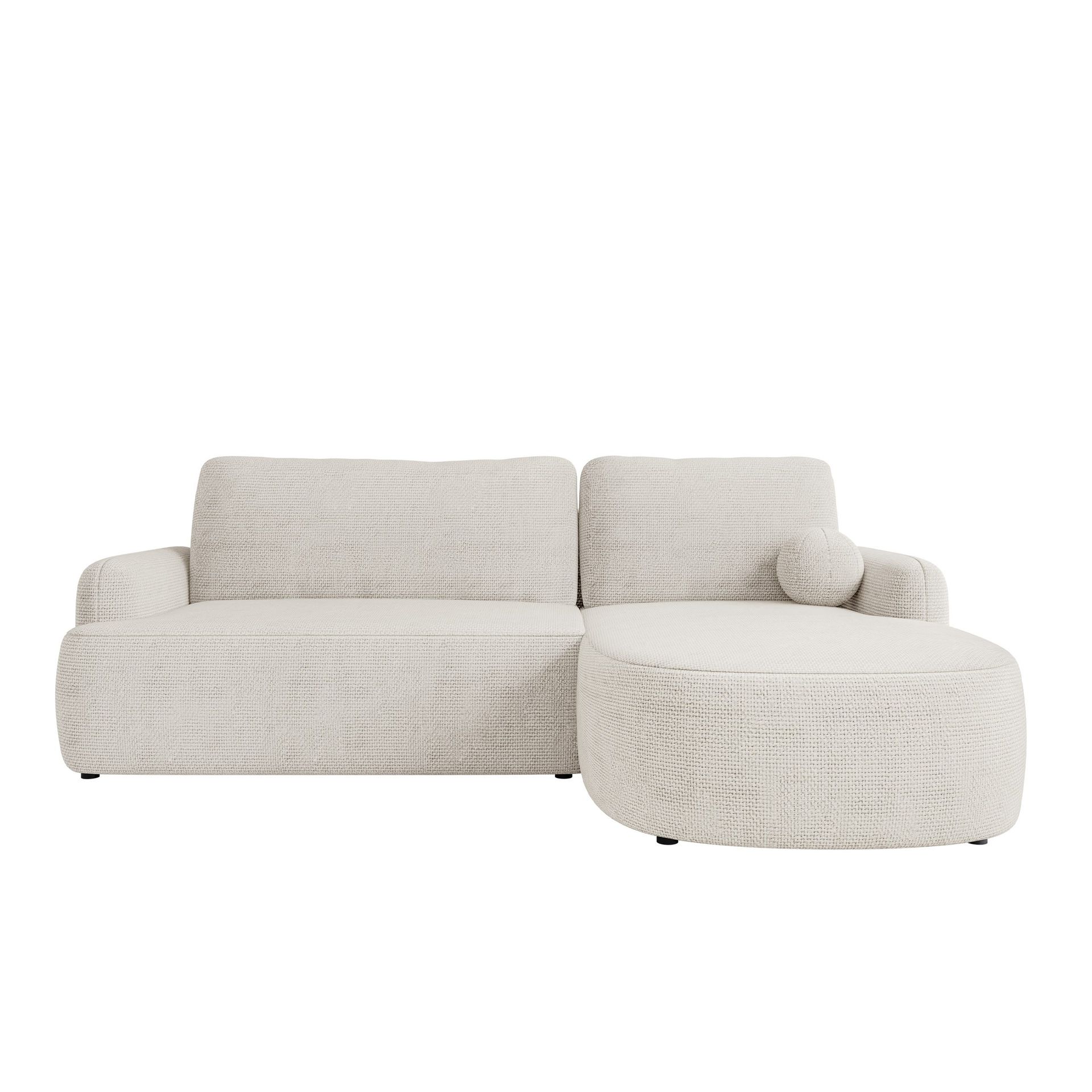 Branrel 3-sits Soffa med divan - vit
