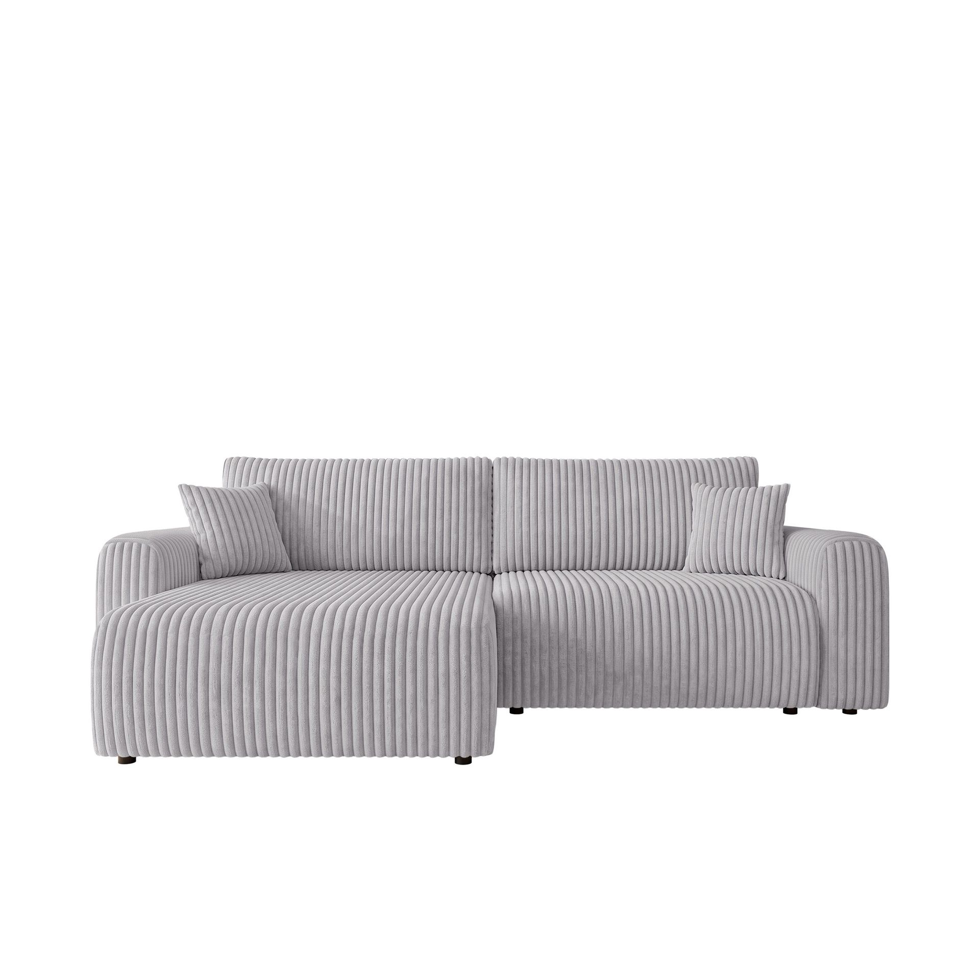 Brenor 3-sits Bäddsoffa med divan Vänstervänd - ljusgrå