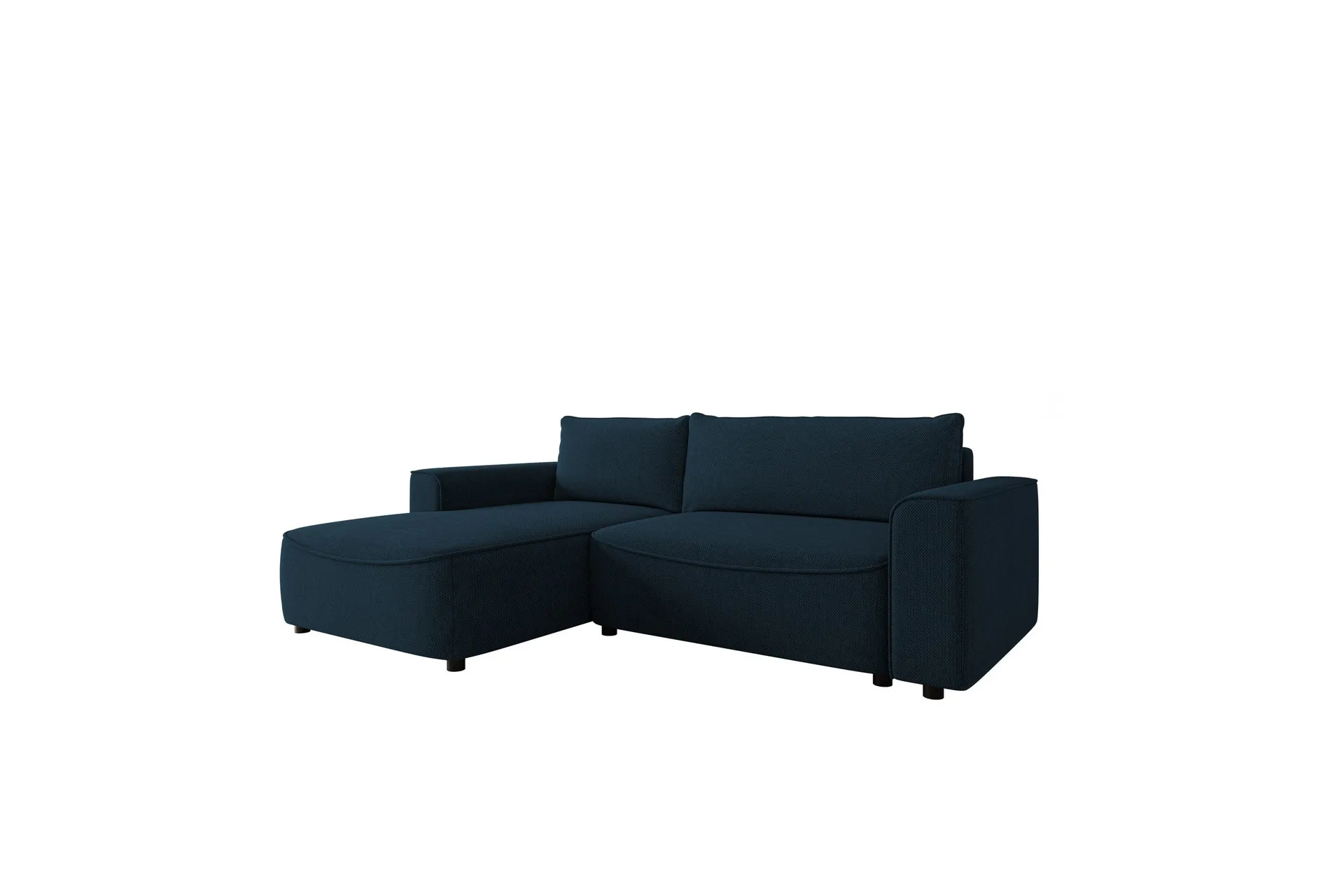 Burketown B&auml;ddsoffa med Divan 3-sits i Sammet - Bl&aring;