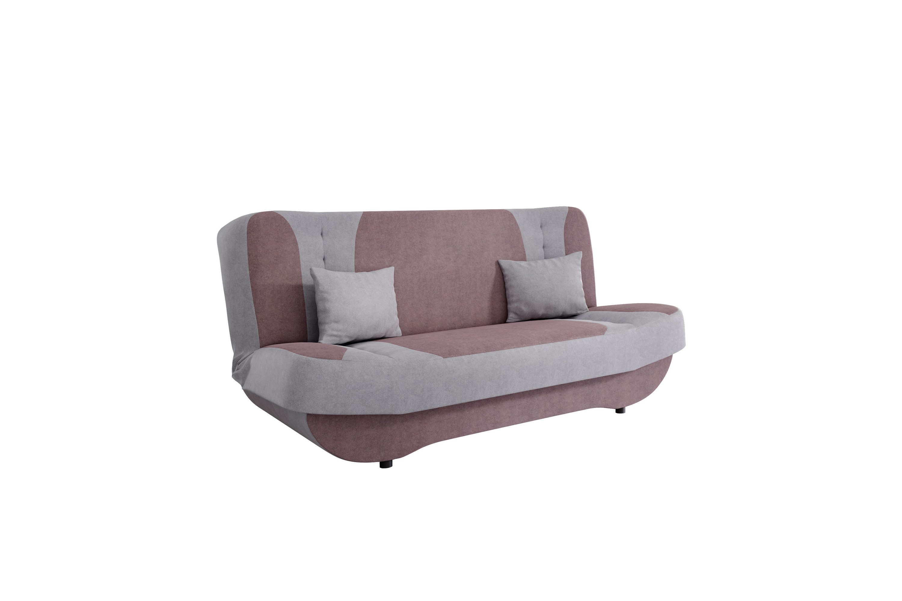 Burralla Bäddsoffa 2-sits GråRosa