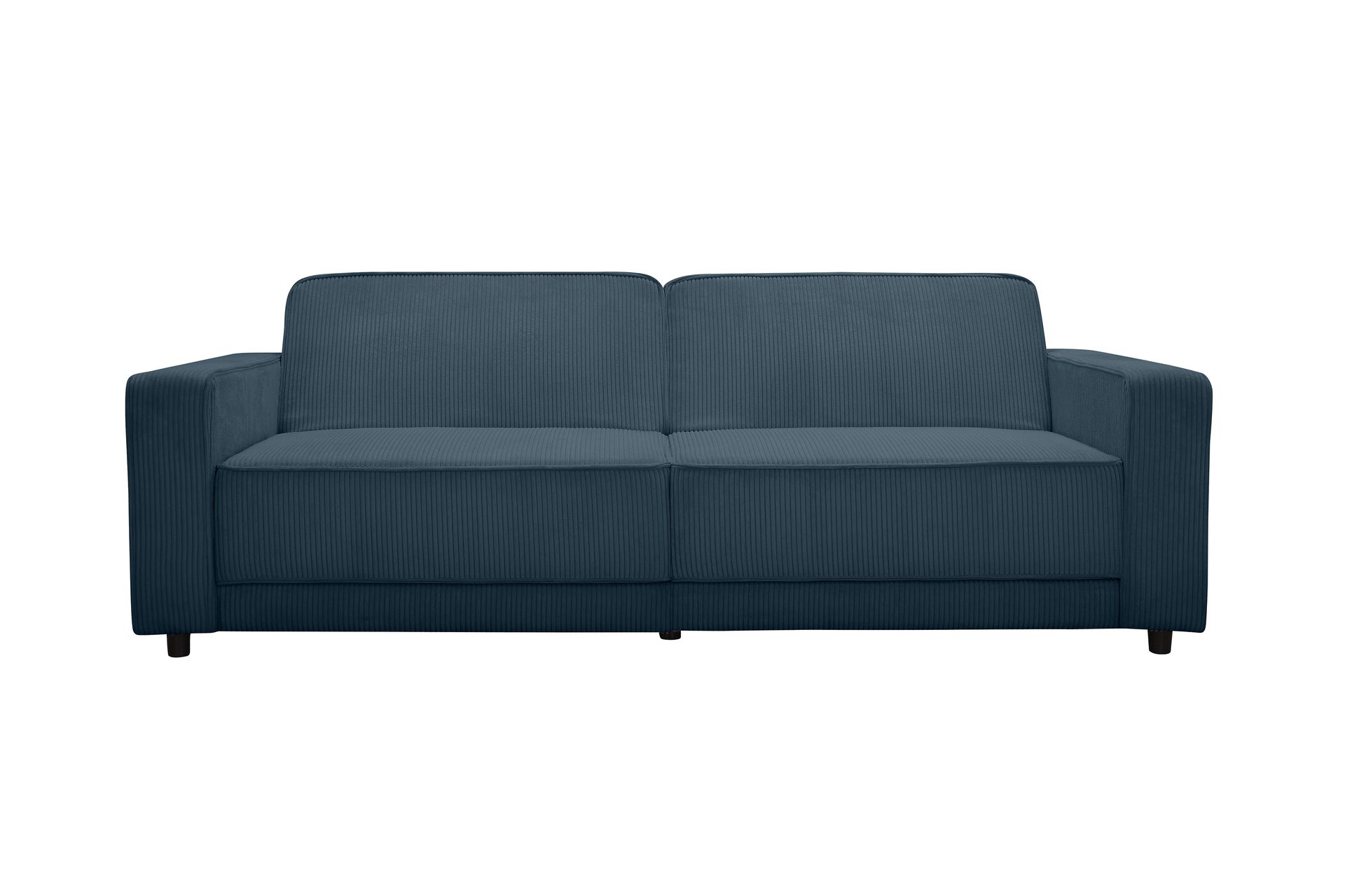 Bäddsoffa Allie Blå, Cordoroy, 81x225x91 cm - Blå, Cordoroy, 81x225x91 cm
