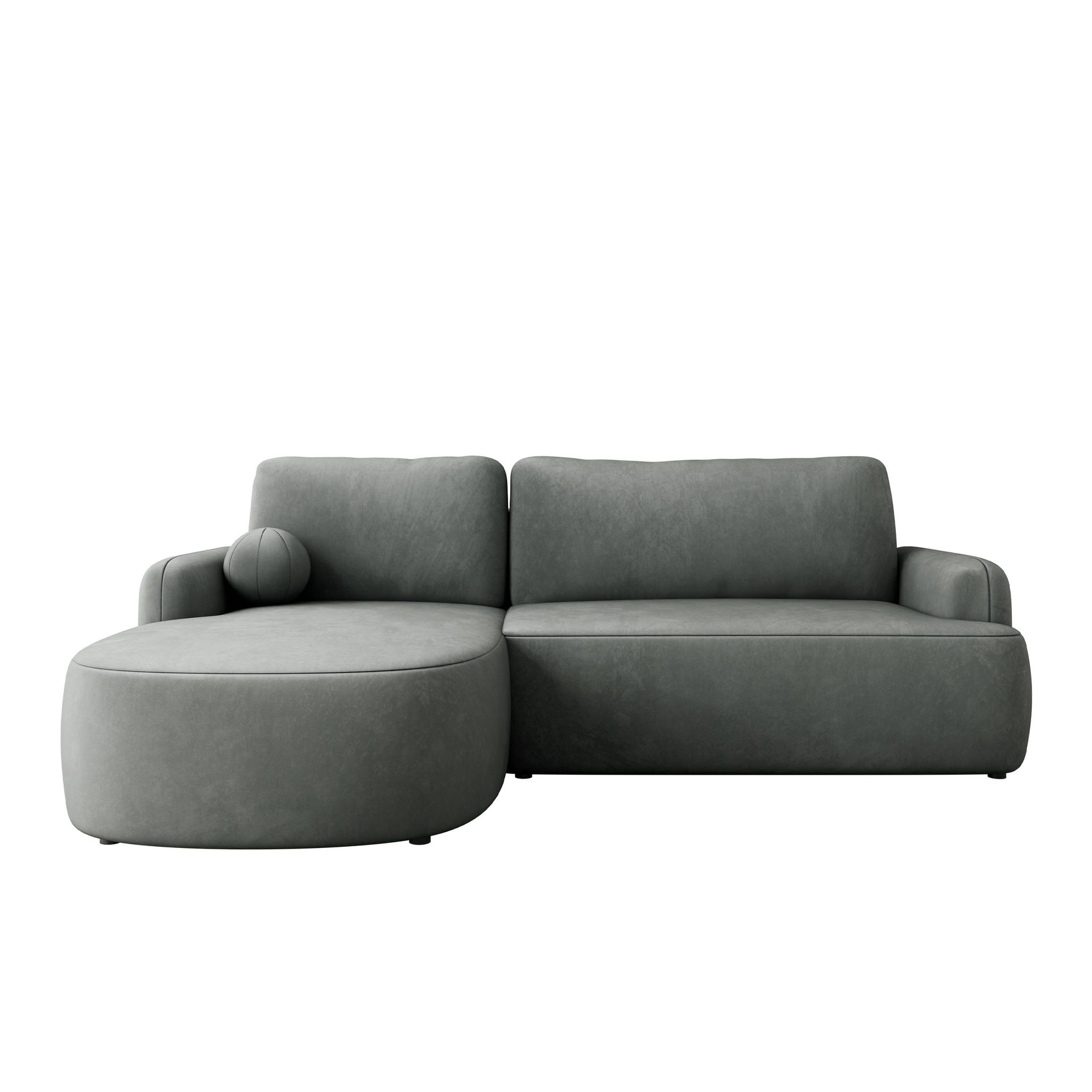 Branrel 3-sits Soffa med divan - grå