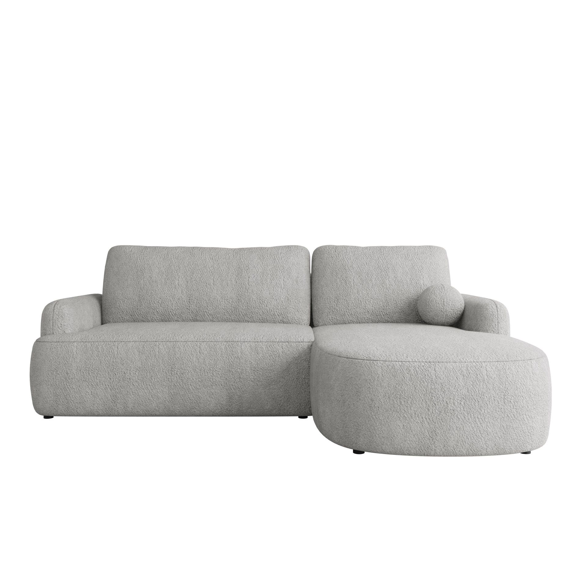 Branrel 3-sits Soffa med divan - grå