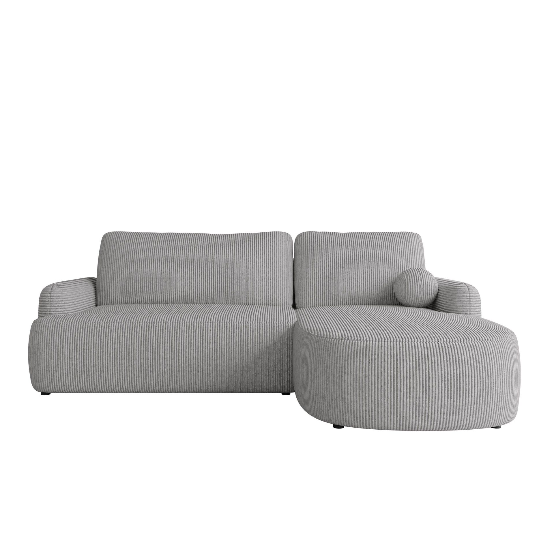 Branrel 3-sits Soffa med divan - grå