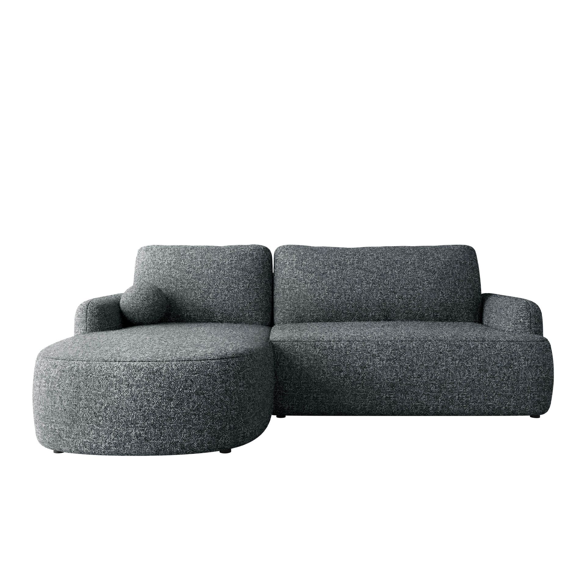 Branrel 3-sits Soffa med divan - grå