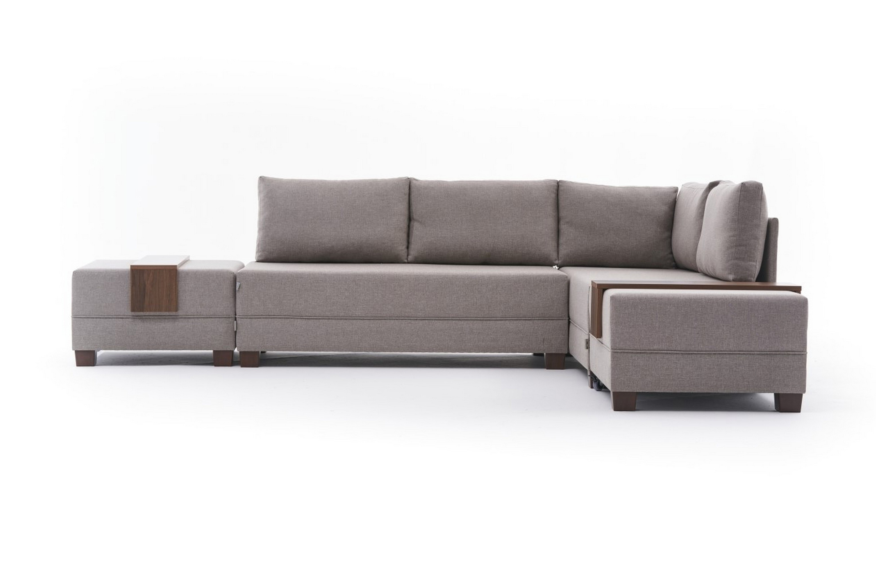 Bäddsoffa m-Divan Bulgaria 4-sits 140x190 Cream