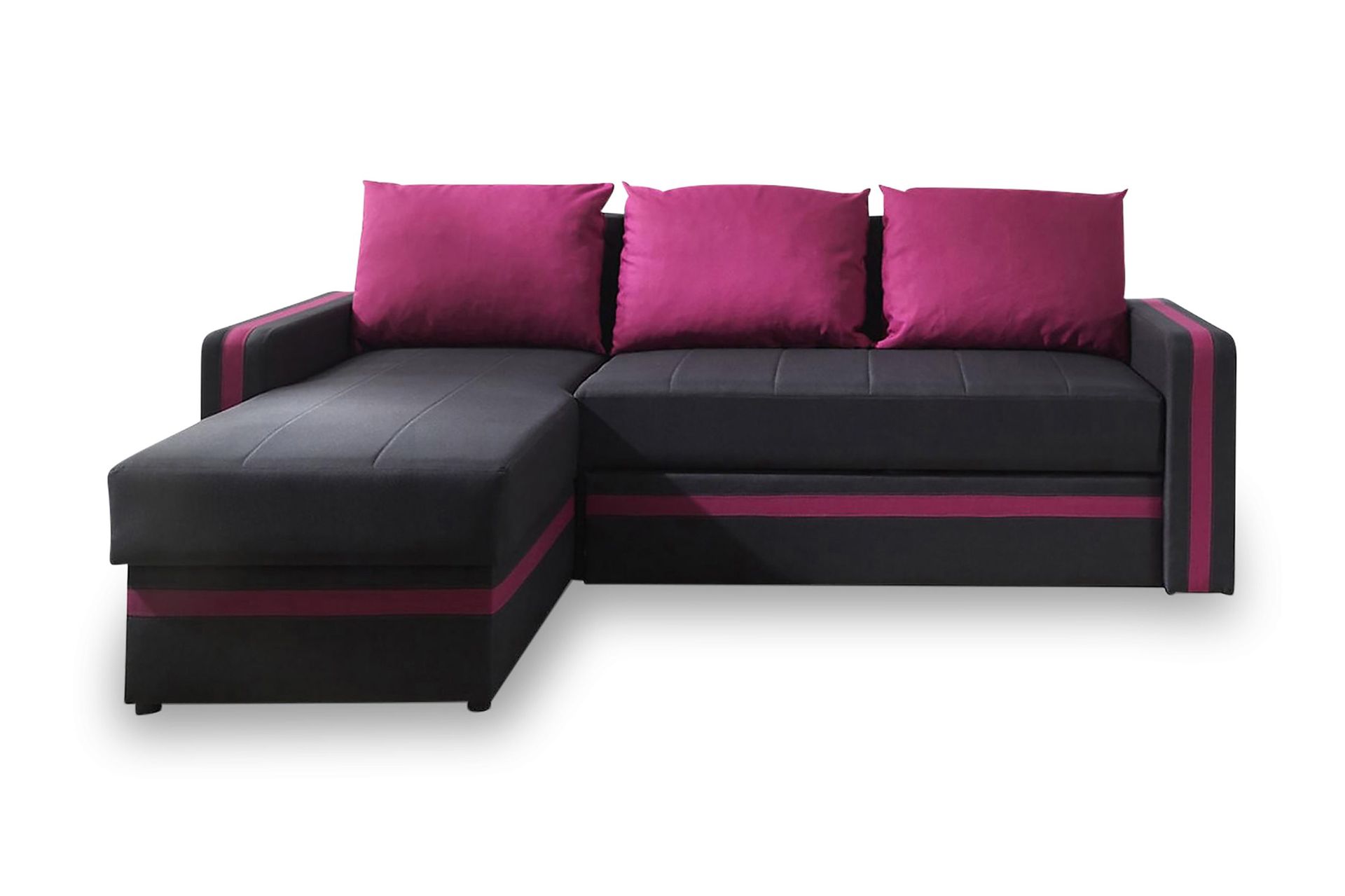 Euforia Divanbäddsoffa 234x156x82 cm - Rosa