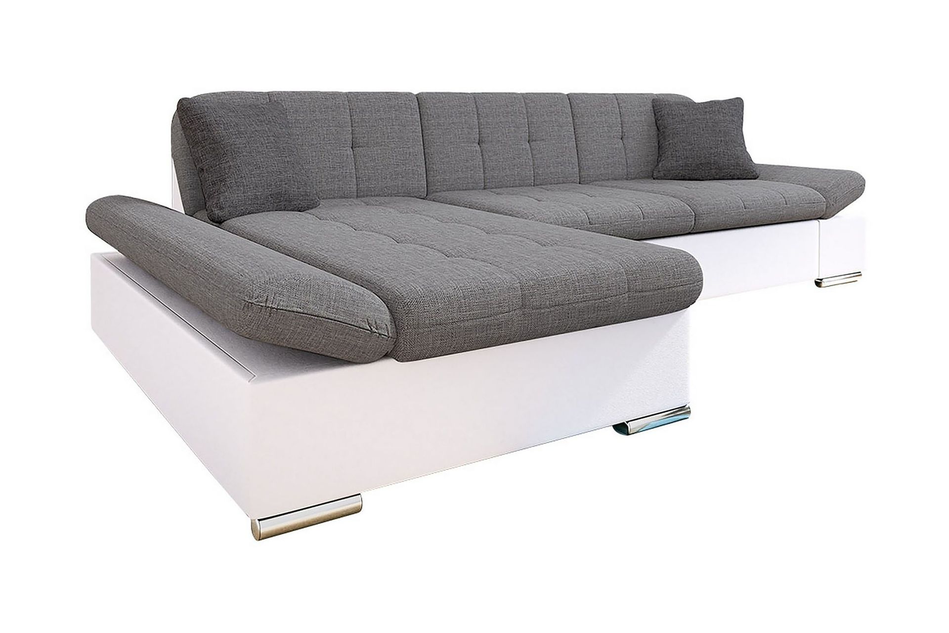 Malwi U-Bäddsoffa 278x162x76 cm - Grå/Vit