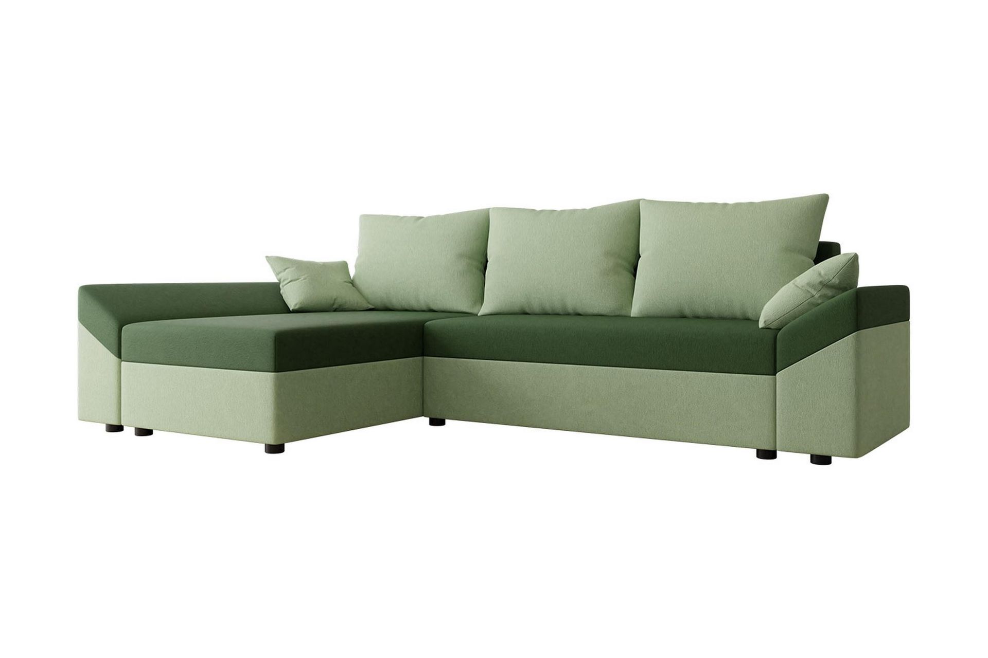 Ovadia 4-sits B&auml;ddsoffa H&ouml;ger - Gr&ouml;n