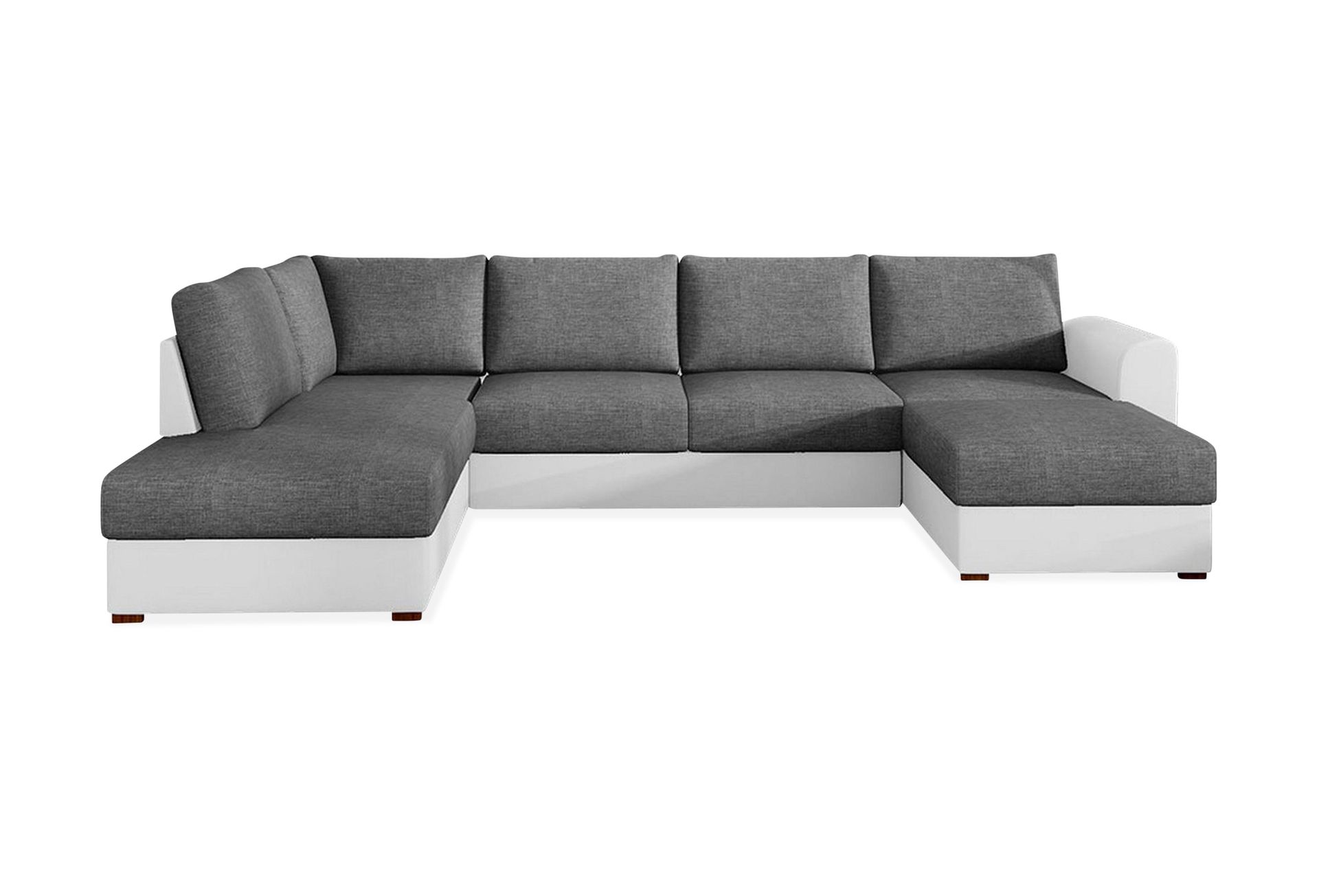 Wilma 6-sits B&auml;ddsoffa - Gr&aring;/Vit