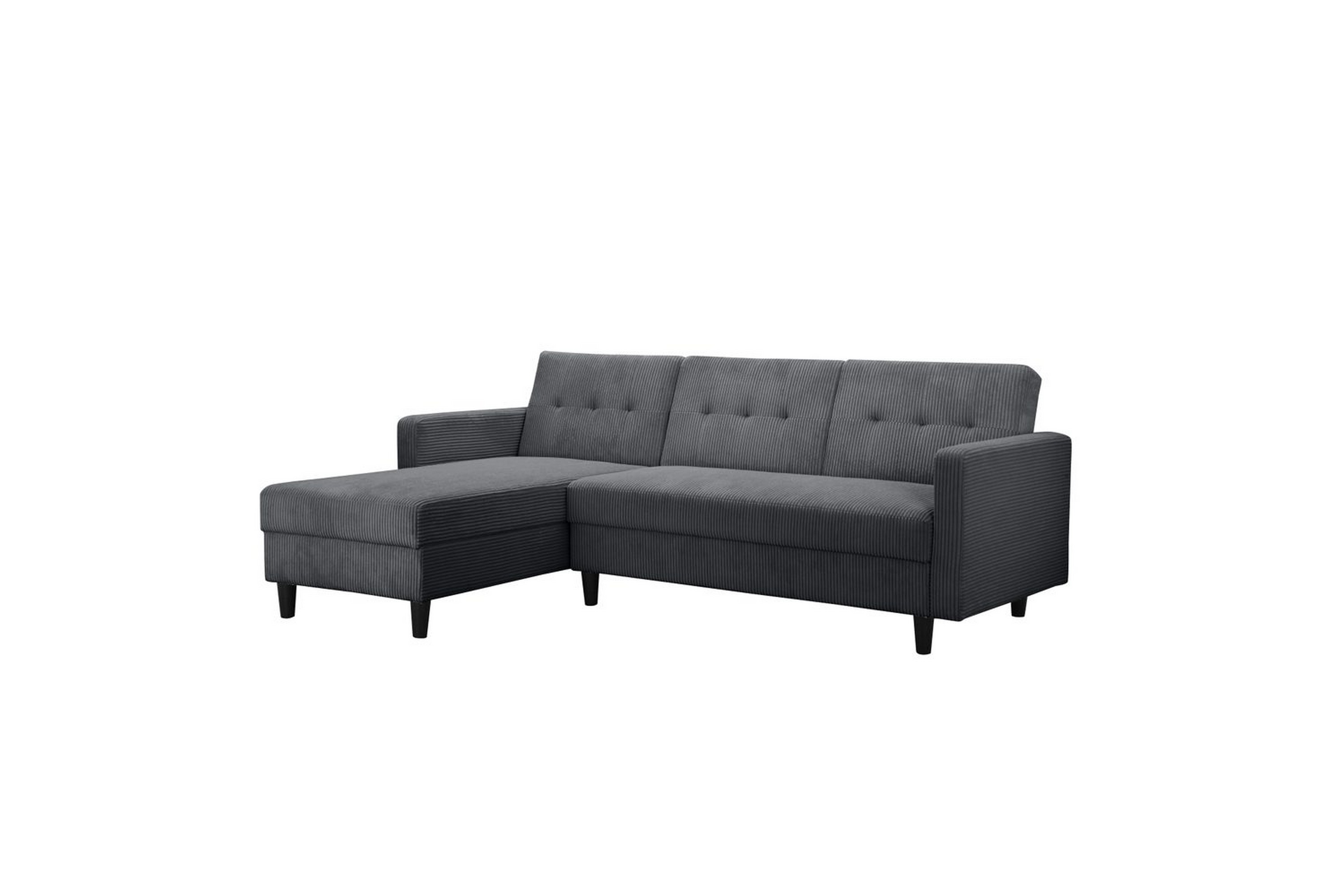 bäddsoffa hartford ii 213x153x82 cm, antracit - 213x153x82 cm, antracit