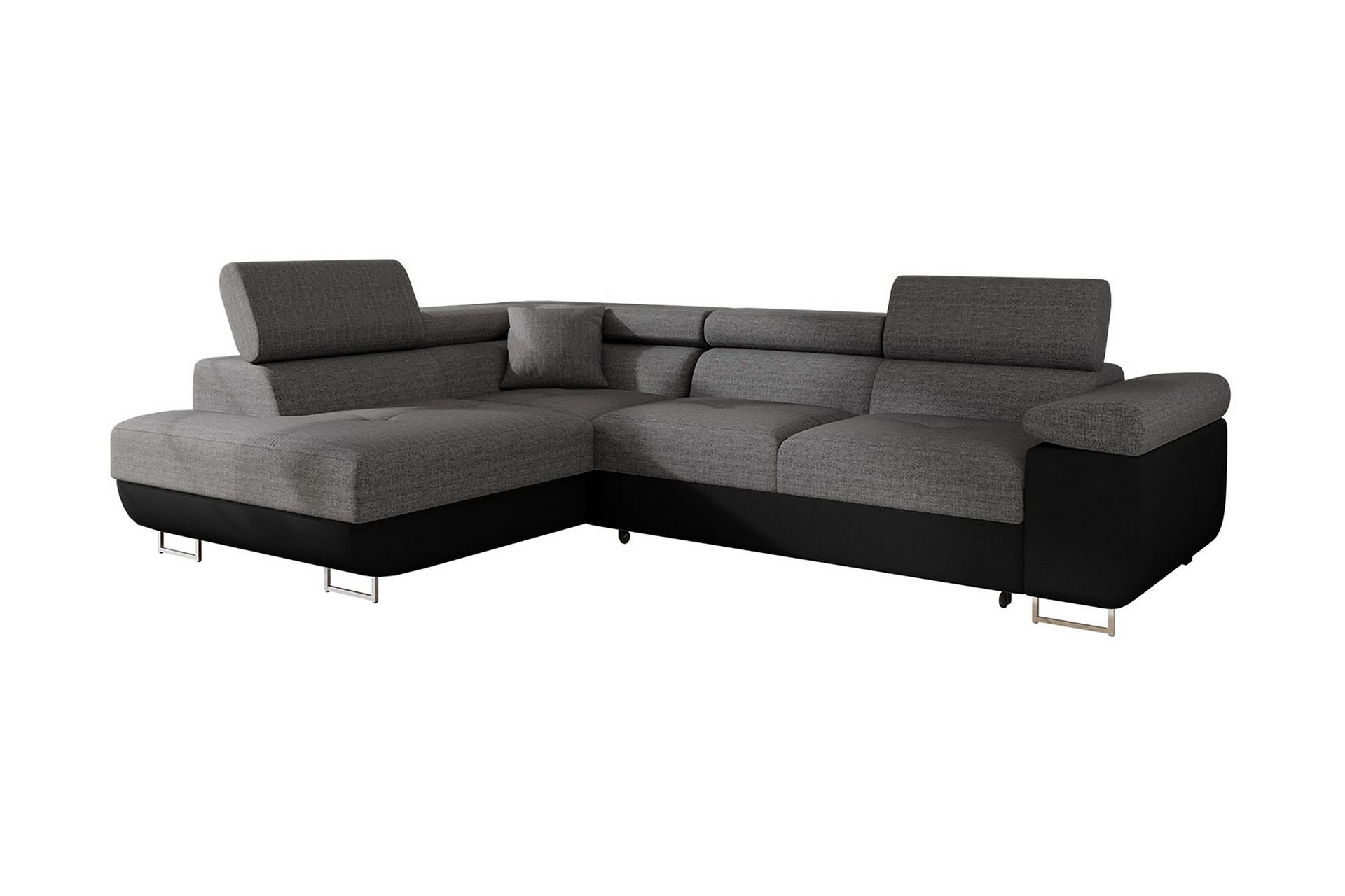B&auml;ddsoffa med sch&auml;slong - Gr&aring;