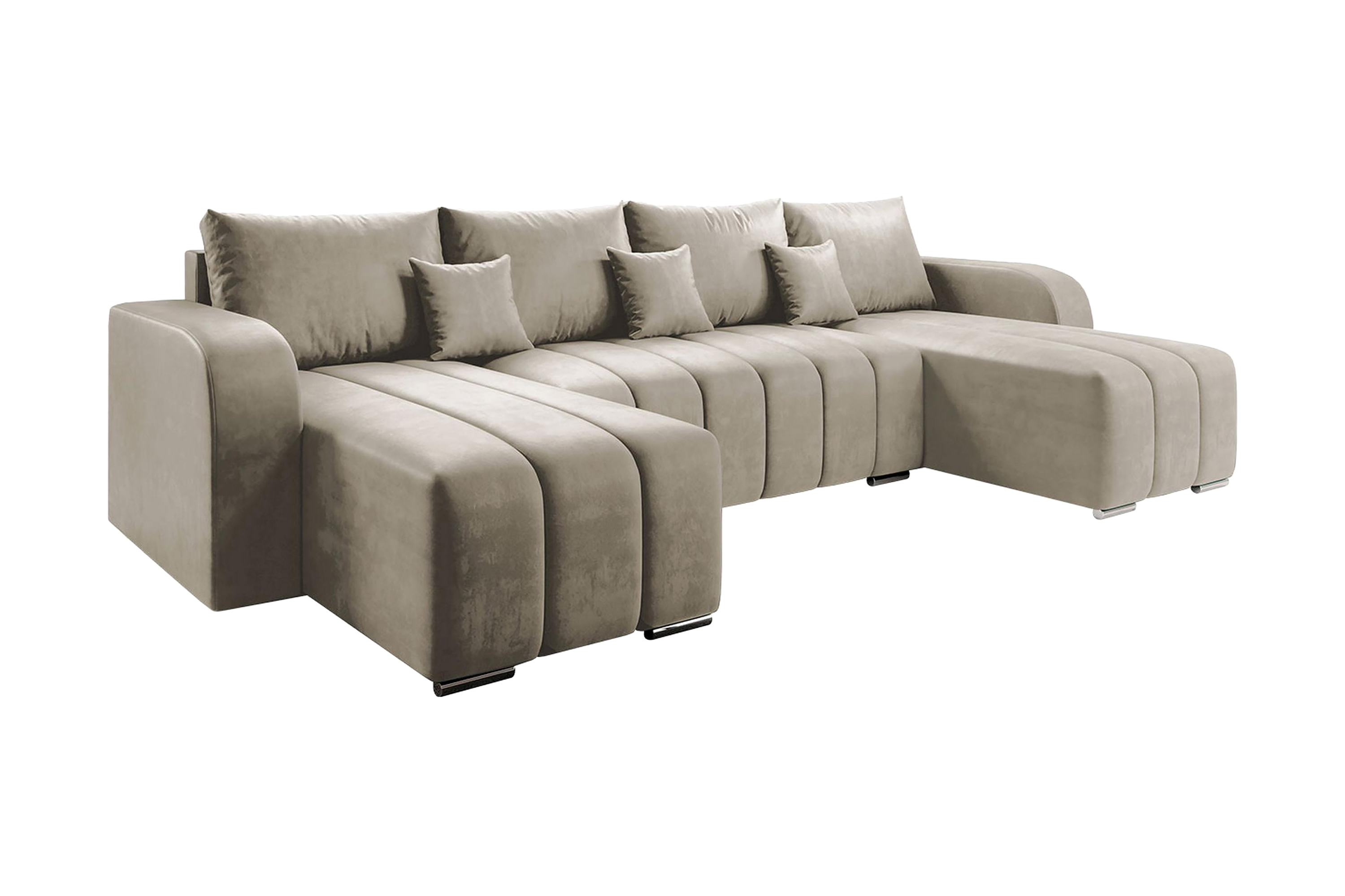 Picazo 8-sits Bäddsoffa Vänster Beige