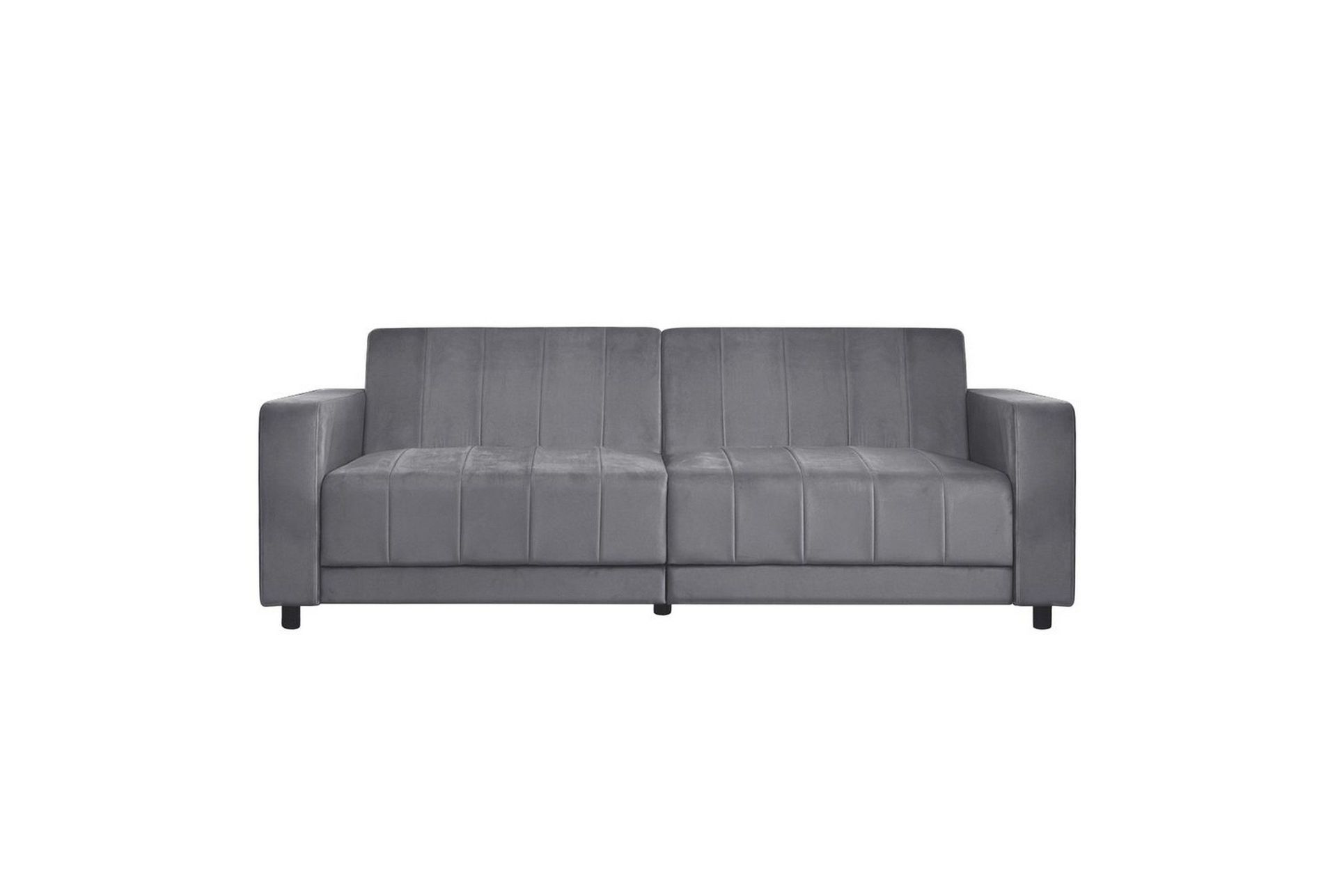 Bäddsoffa utan divan & schäslong Loft24 Bäddsoffa Loft24 Allie II Grey Velvet -