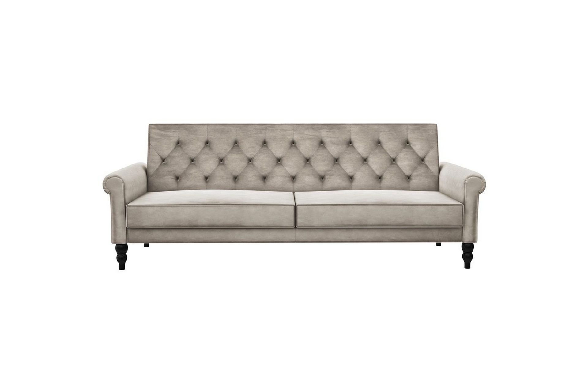 B&auml;ddsoffa utan divan & sch&auml;slong Loft24 Tyne B&auml;ddsoffa 3-sits Beige -