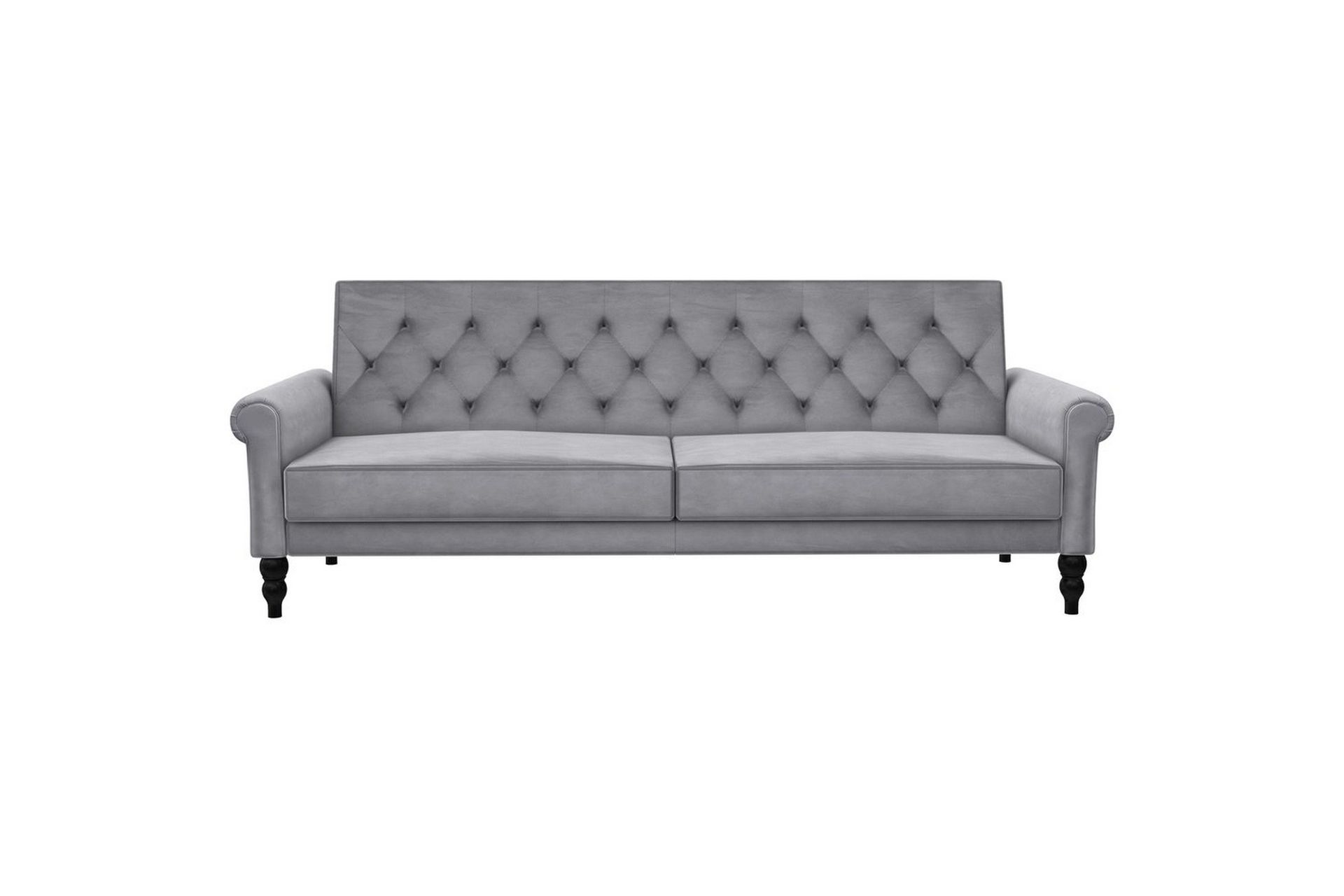 Bäddsoffa utan divan & schäslong Loft24 Tyne Bäddsoffa 3-sits Grå -