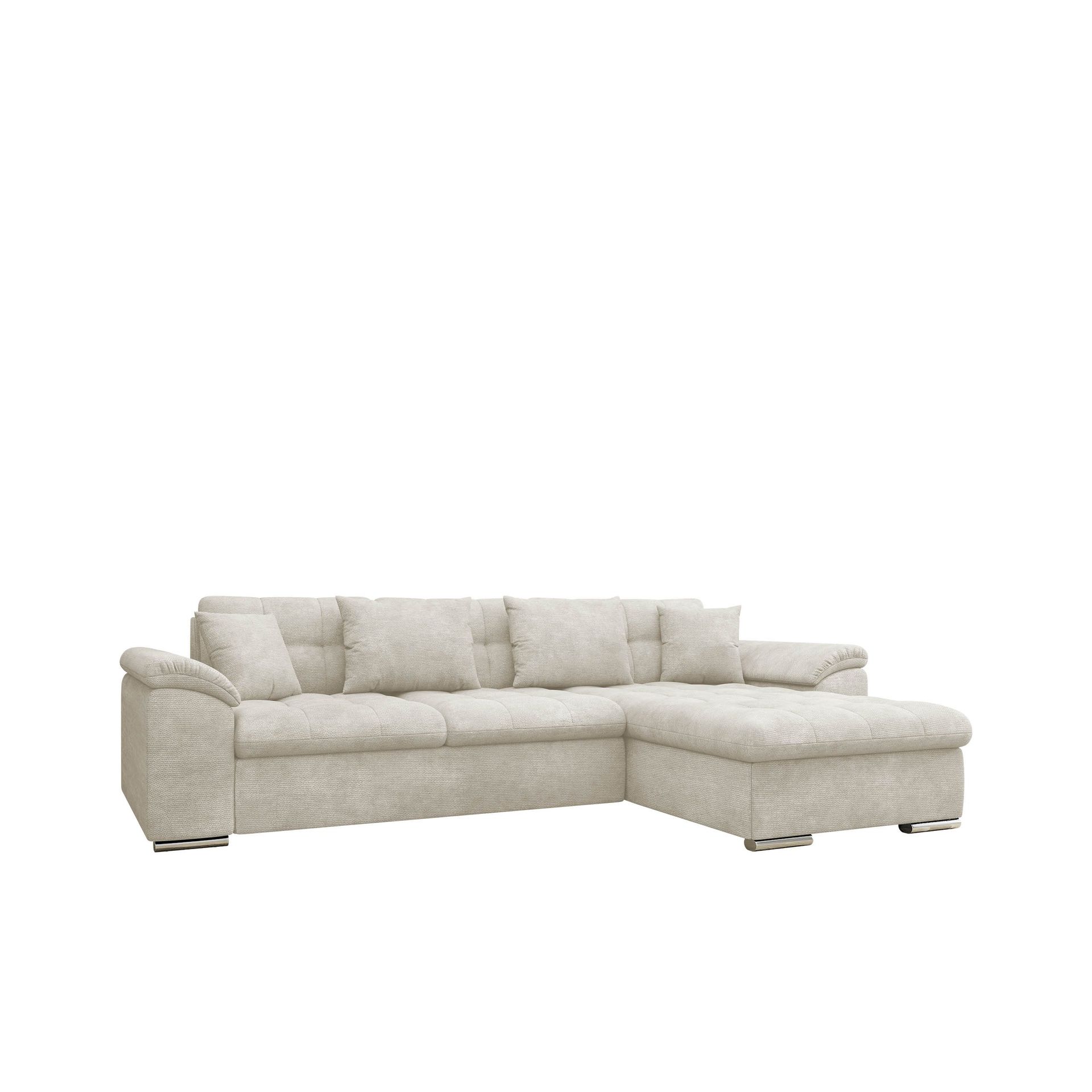 Camior 4-sits Bäddsoffa med divan Högervänd - Ljusbeige