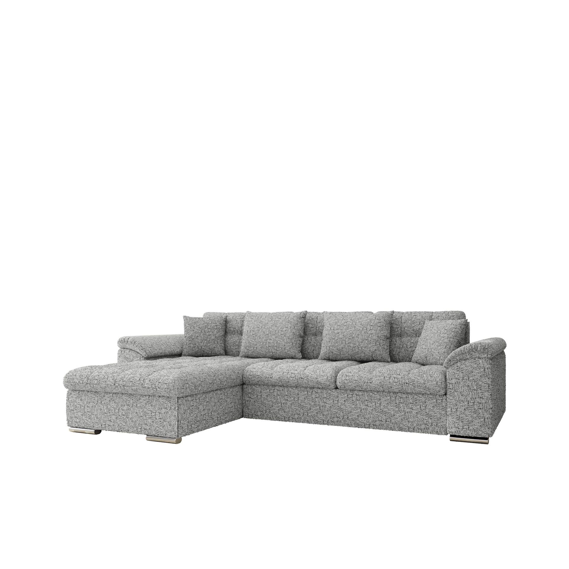 Camior 4-sits Bäddsoffa med divan Vänstervänd - Grå