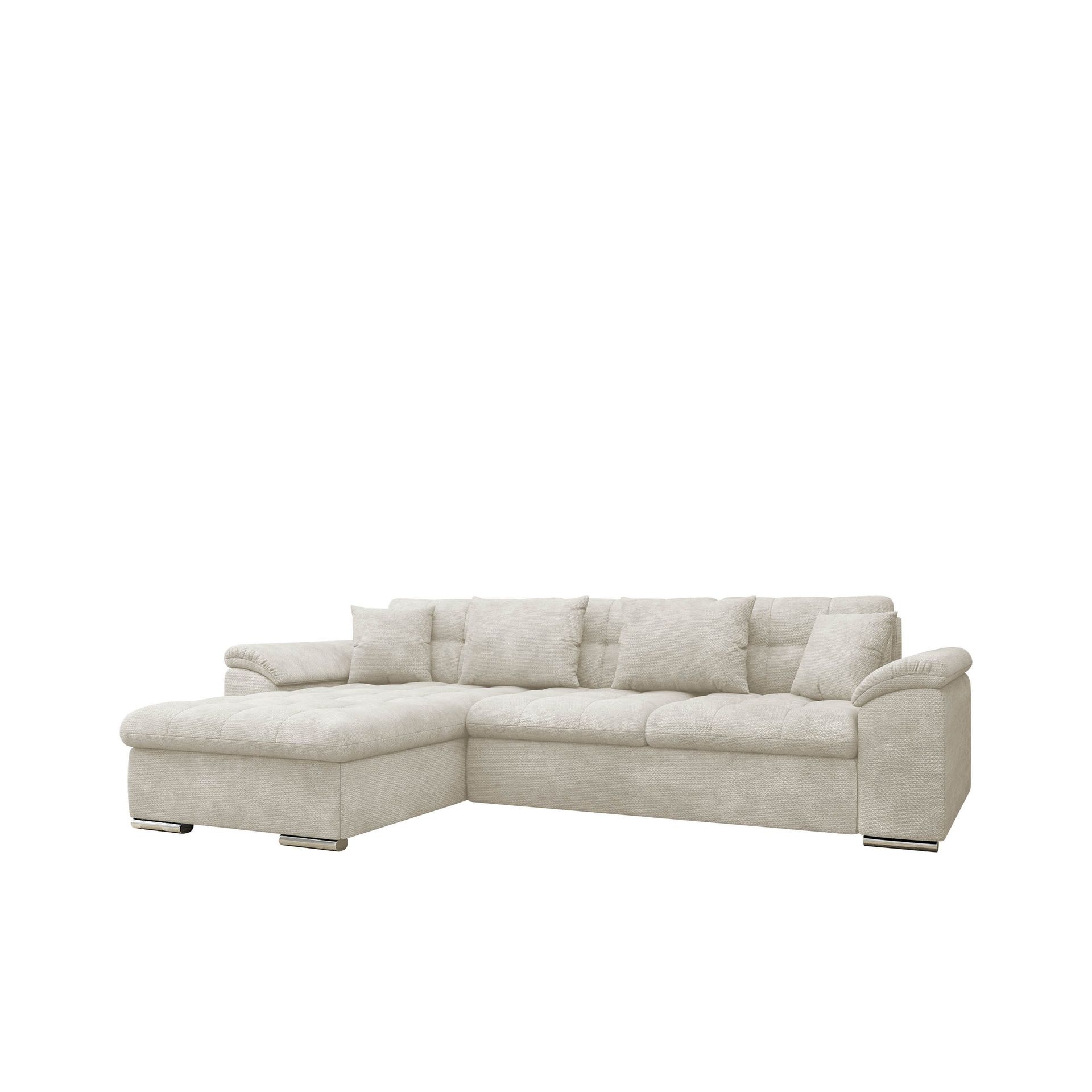 Camior 4-sits Bäddsoffa med divan Vänstervänd - Ljusbeige