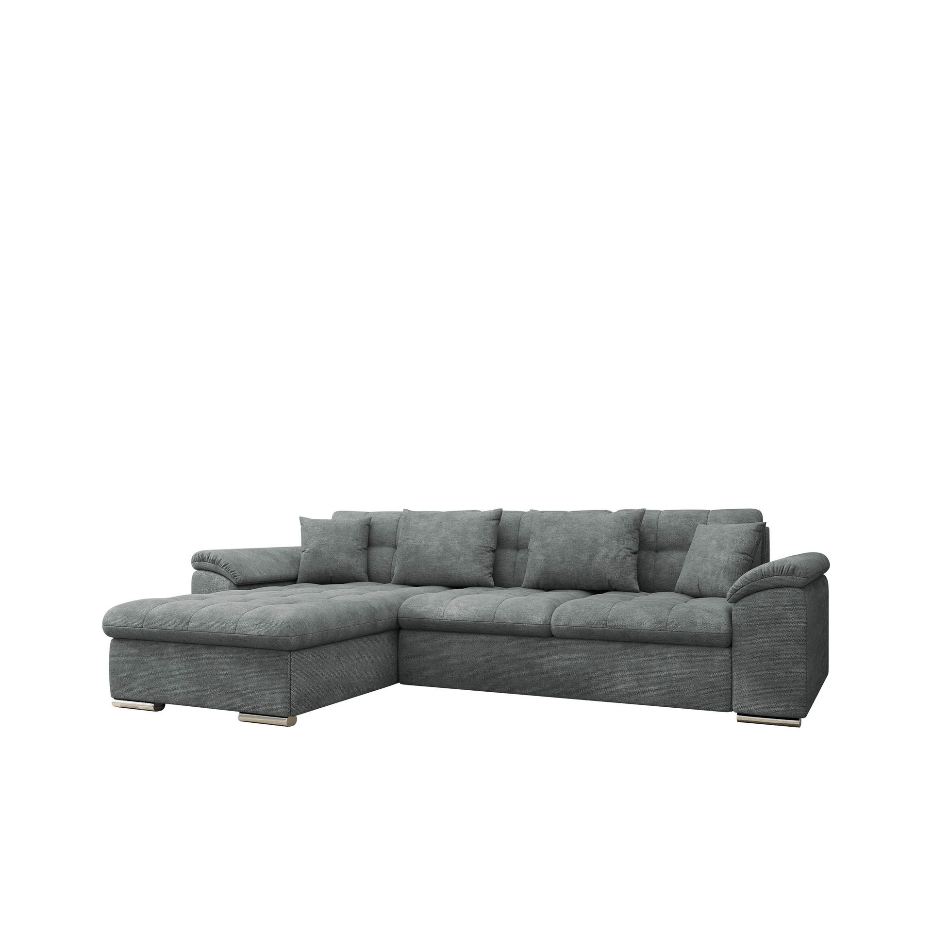 Camior 4-sits Bäddsoffa med divan Vänstervänd - Mörkgrå
