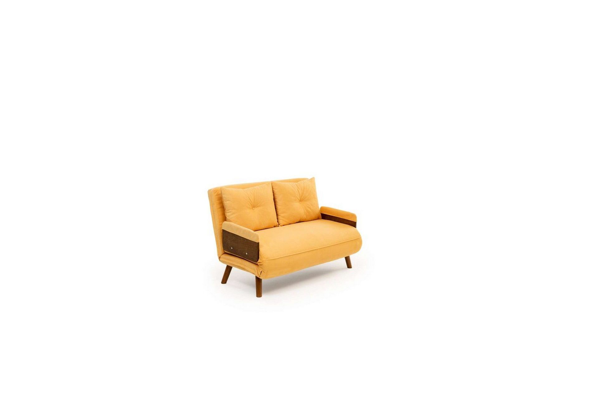 Canelo B&auml;ddsoffa 2-sits - Senapsgul