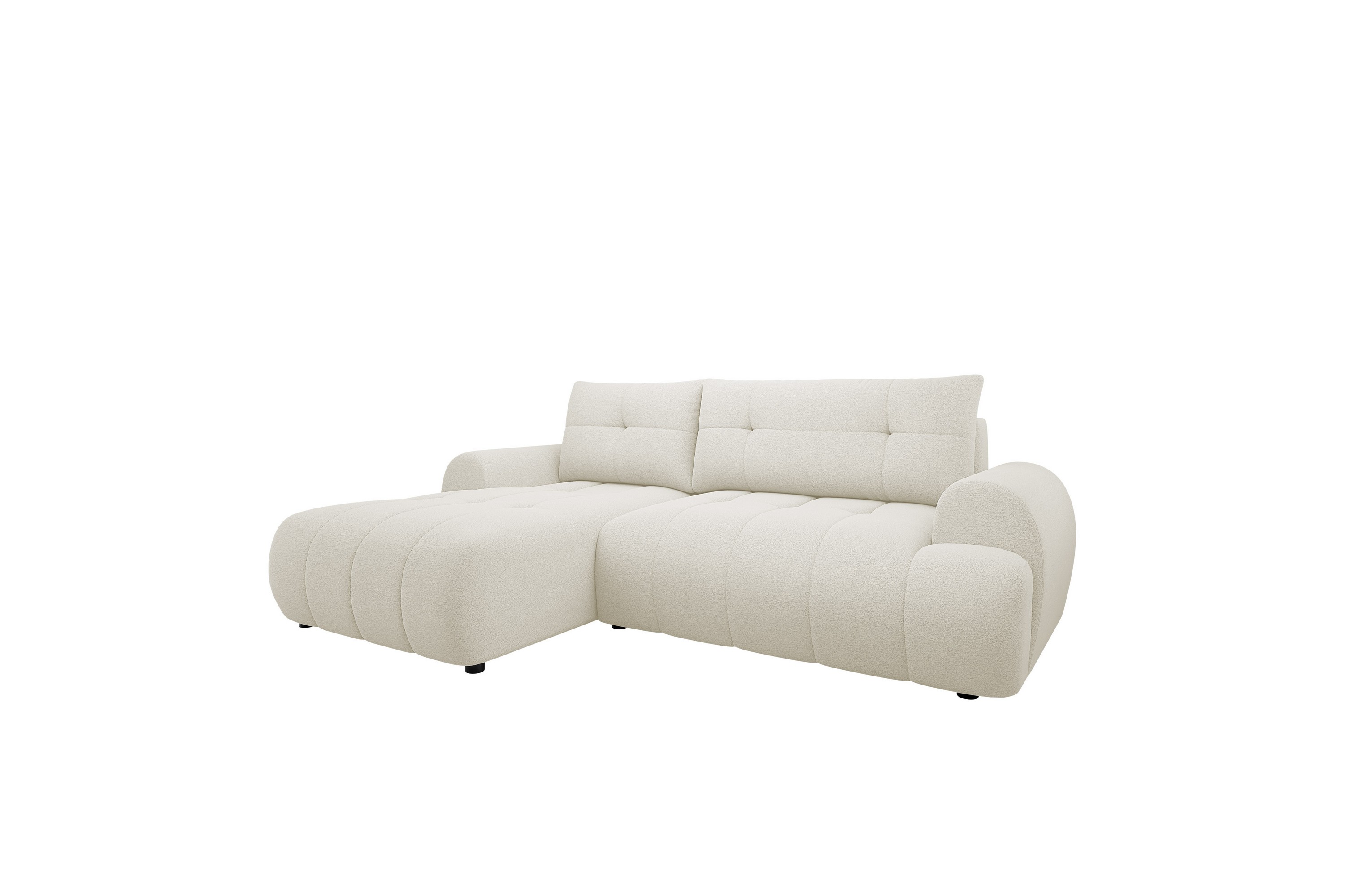 Ceibo Bäddsoffa med Divan 3-sits i Plysch Beige