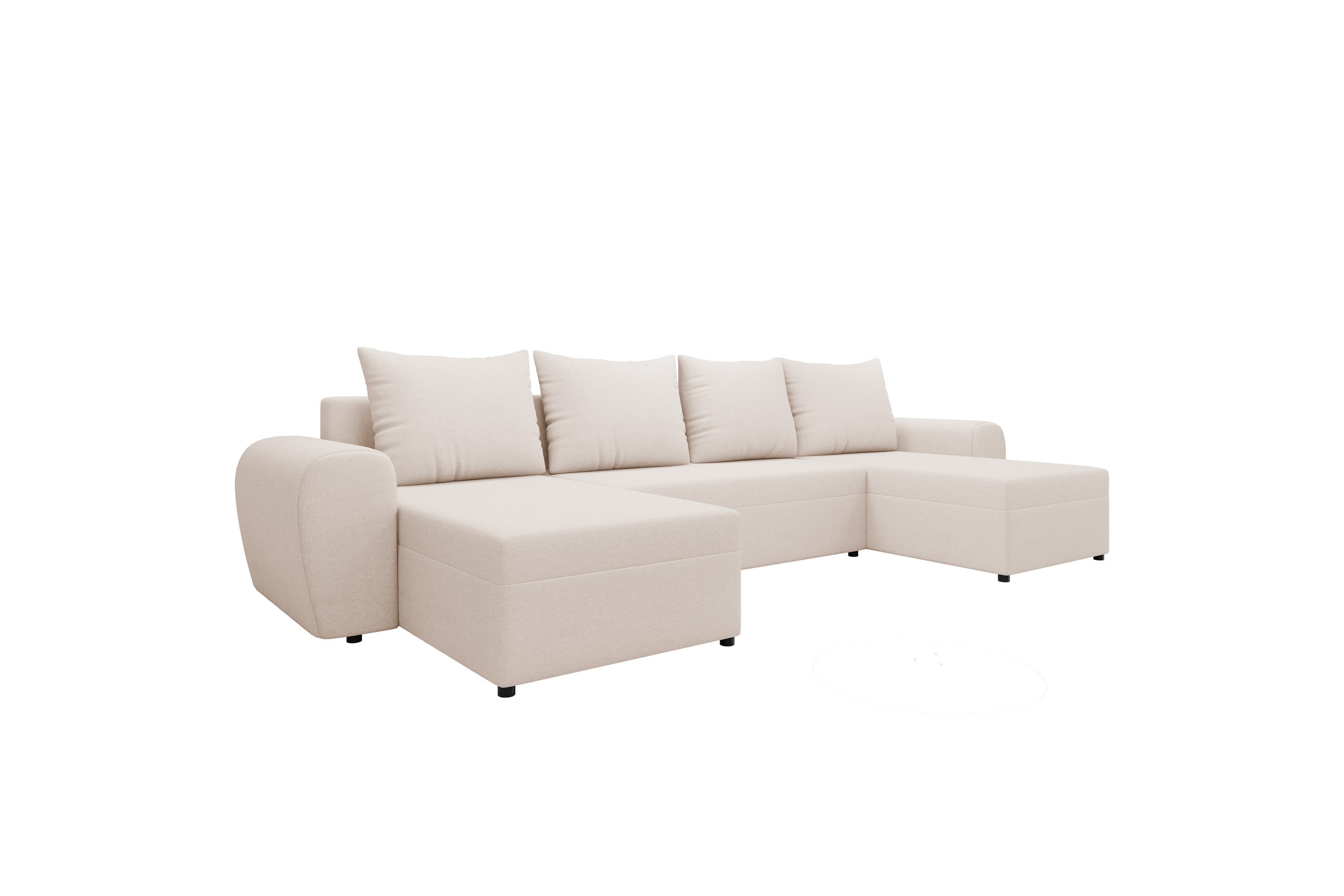 Chameli Bäddsoffa Dubbeldivan 4-sits Beige