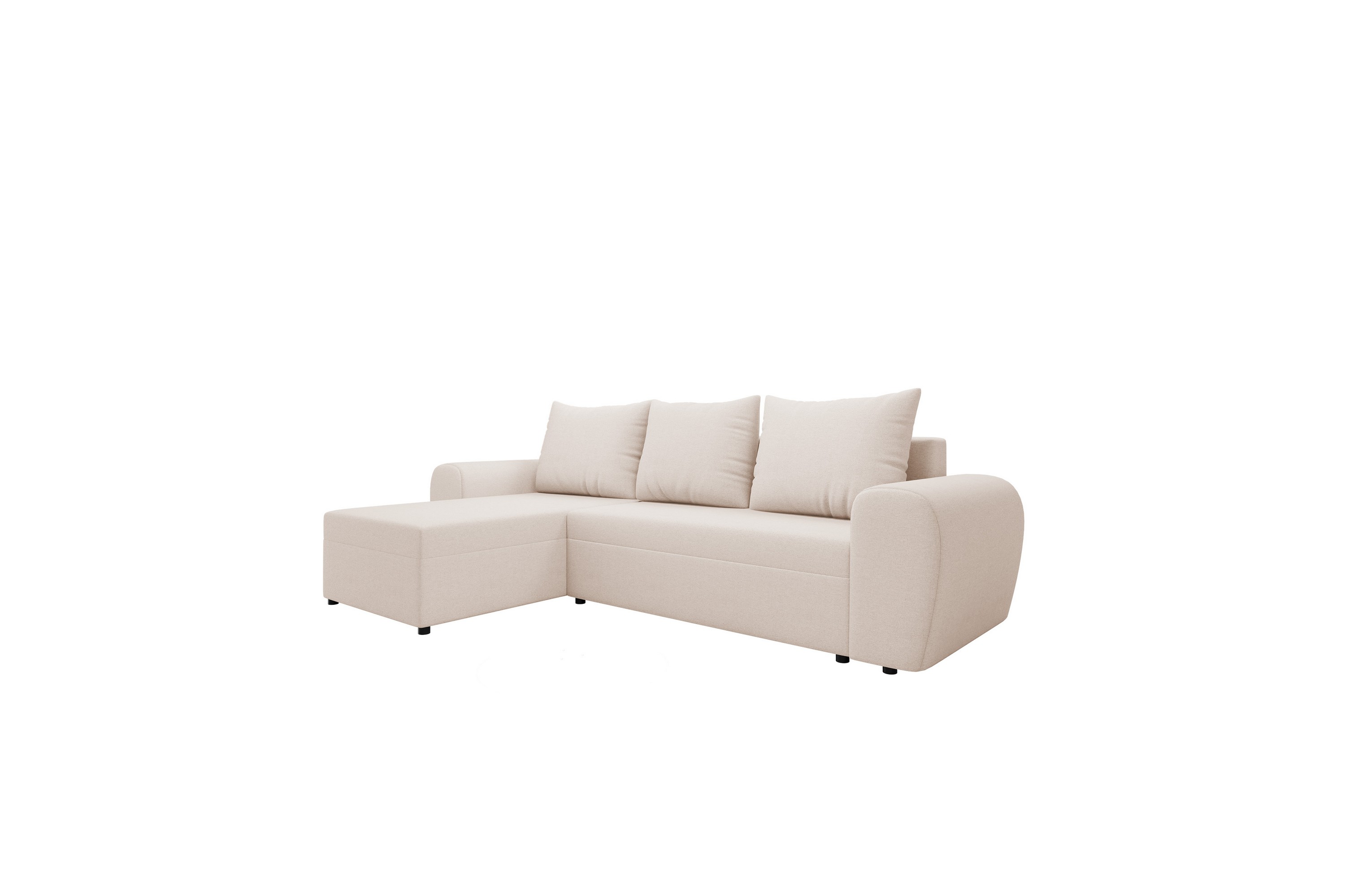 Chameli Bäddsoffa med Divan 3-sits Beige