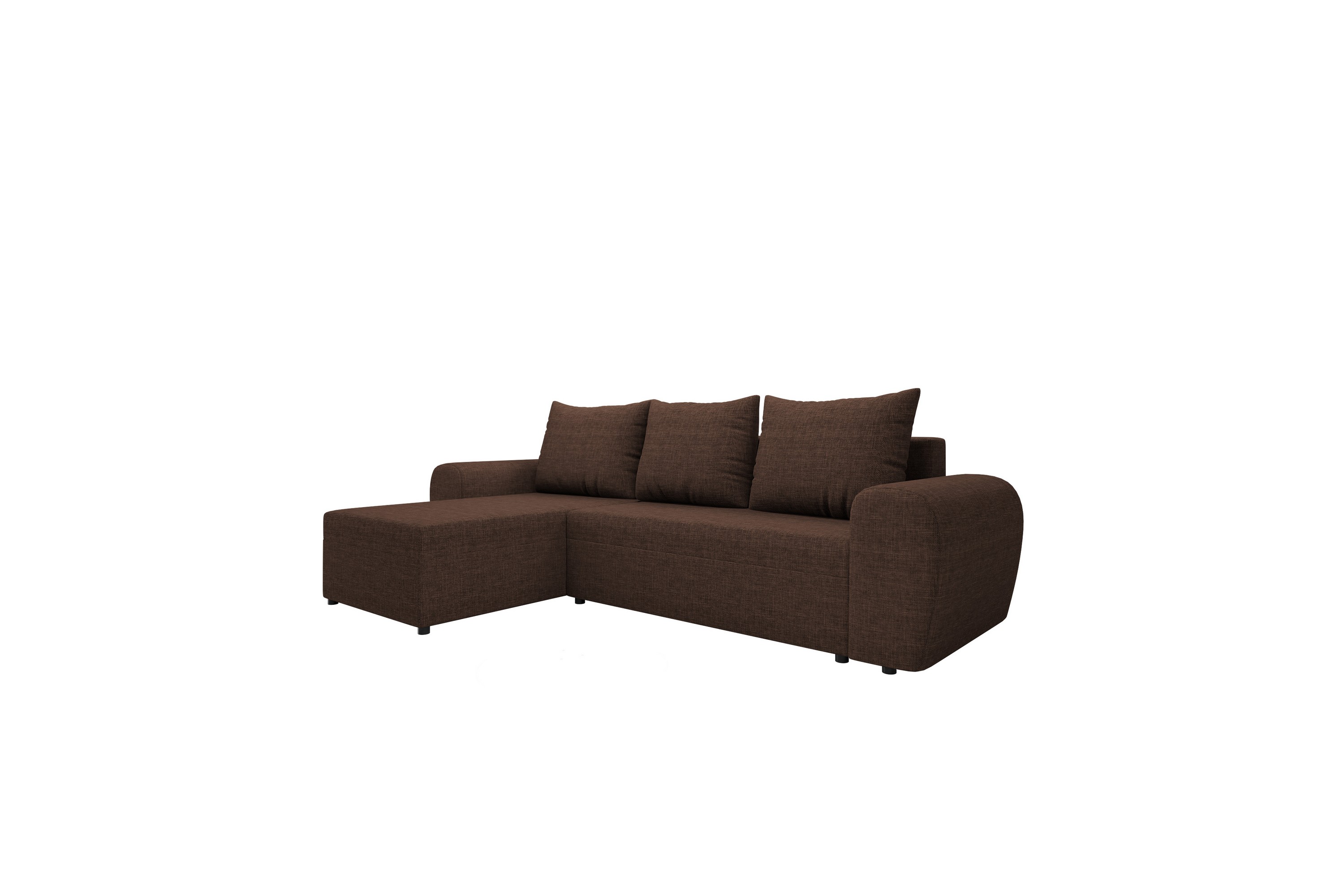 Chameli Bäddsoffa med Divan 3-sits Brun